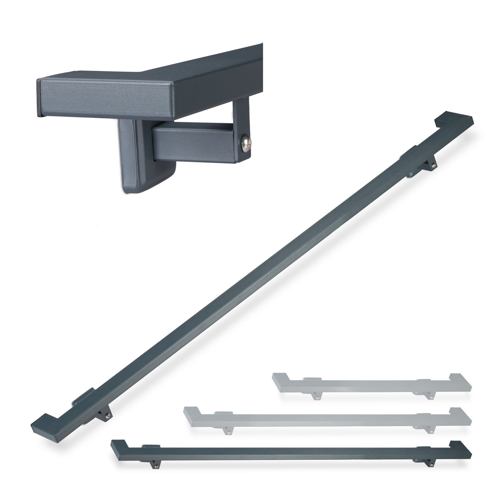 Aluminium leuning
