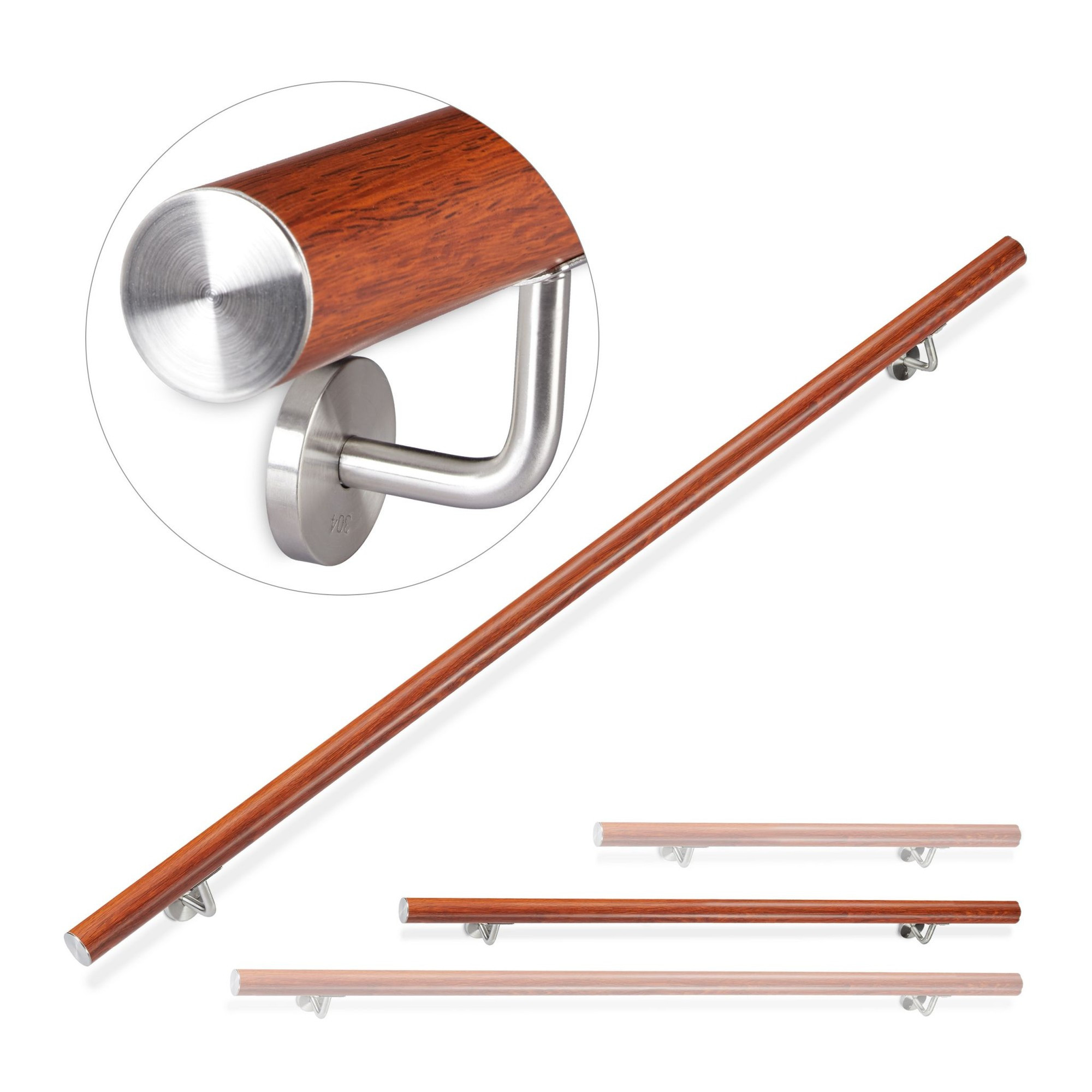 Aluminium leuning