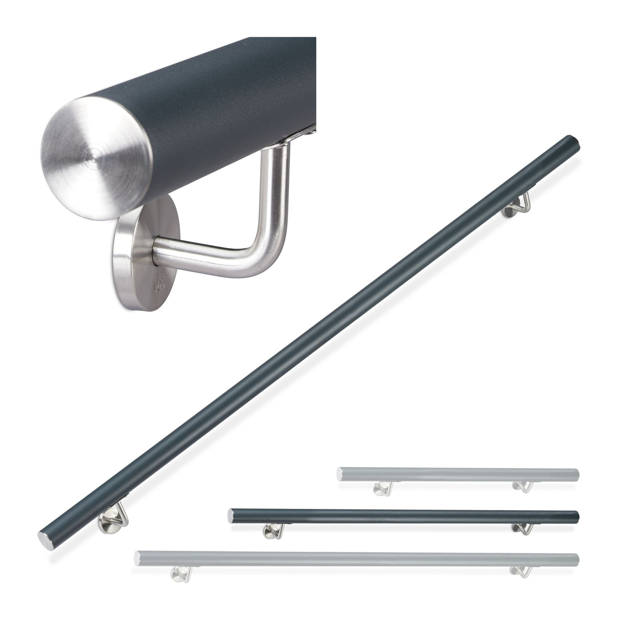 Aluminium leuning