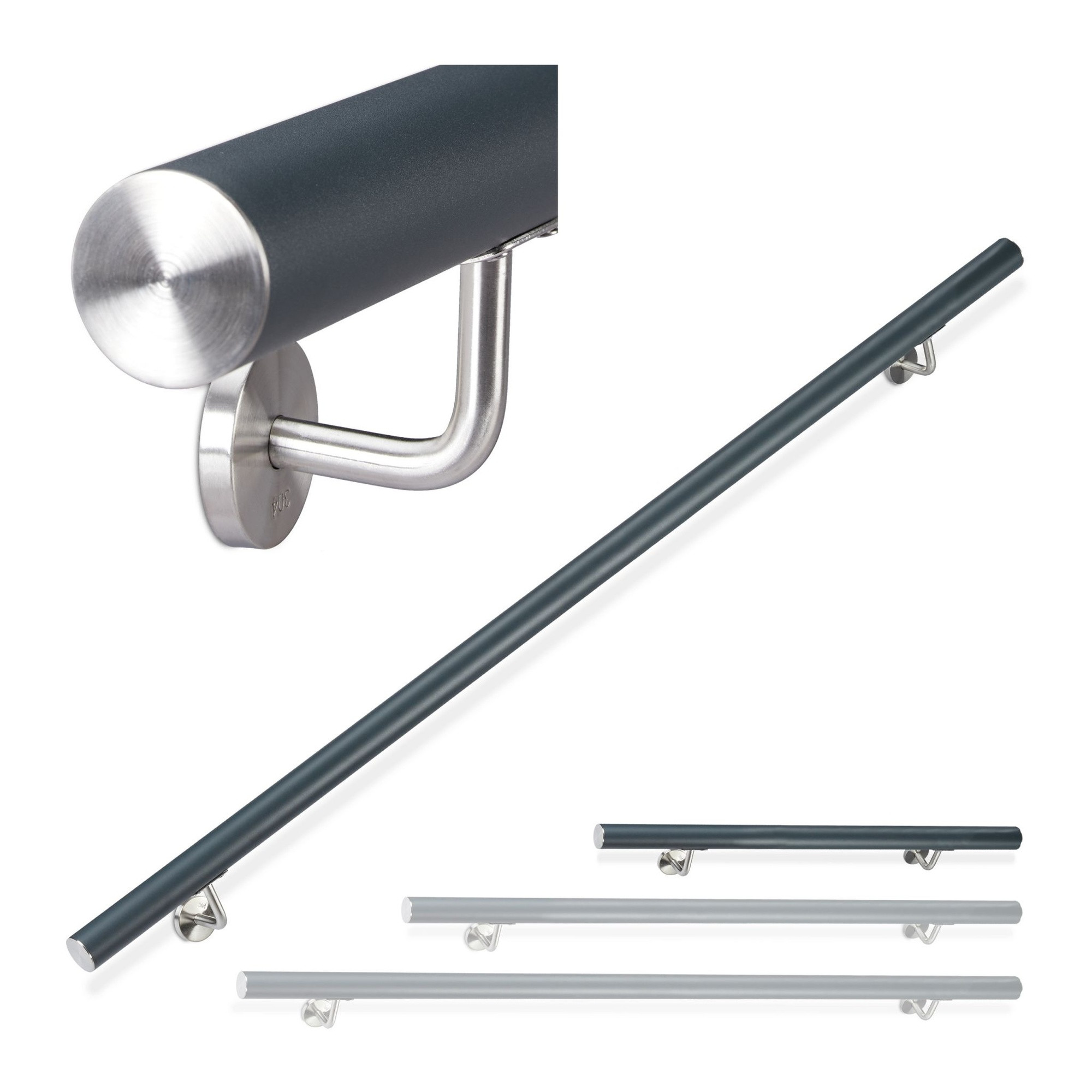 Aluminium leuning
