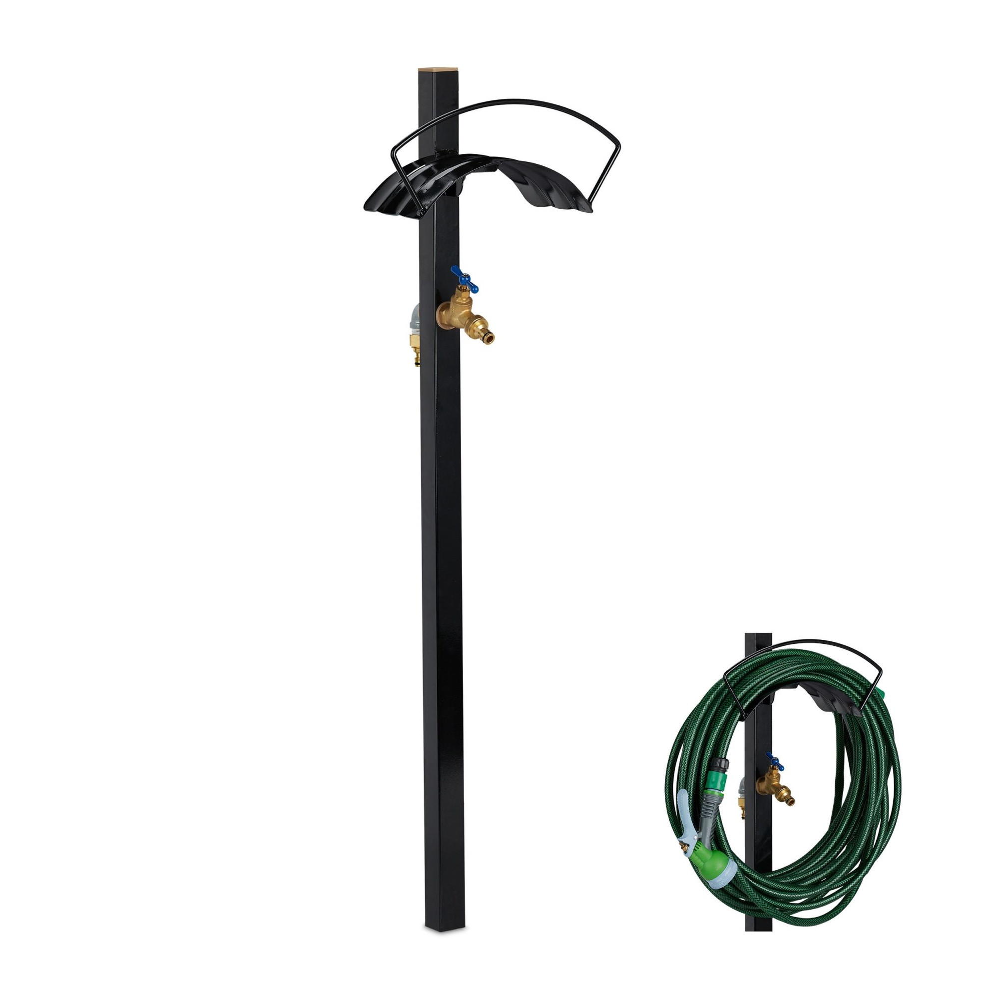 Gartenhahn mit Schlauchhalter