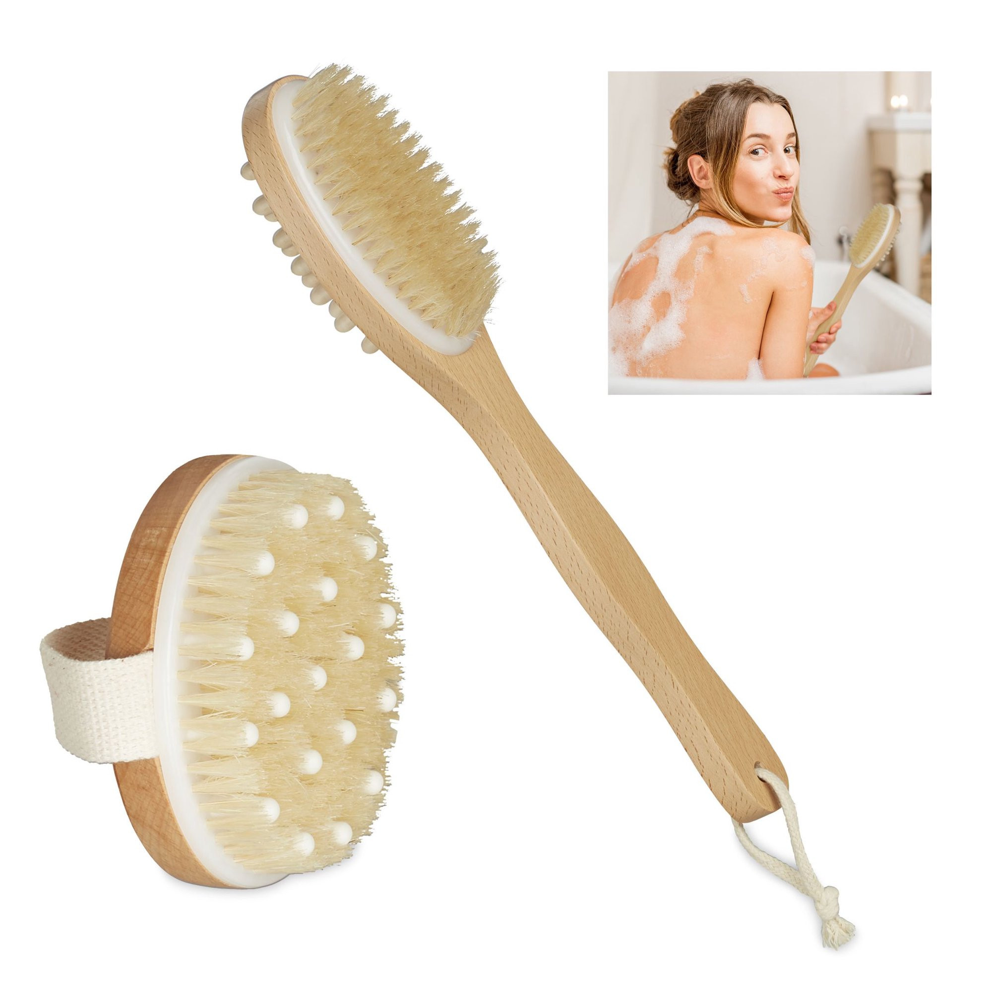 Ensemble de 2 brosses de bain