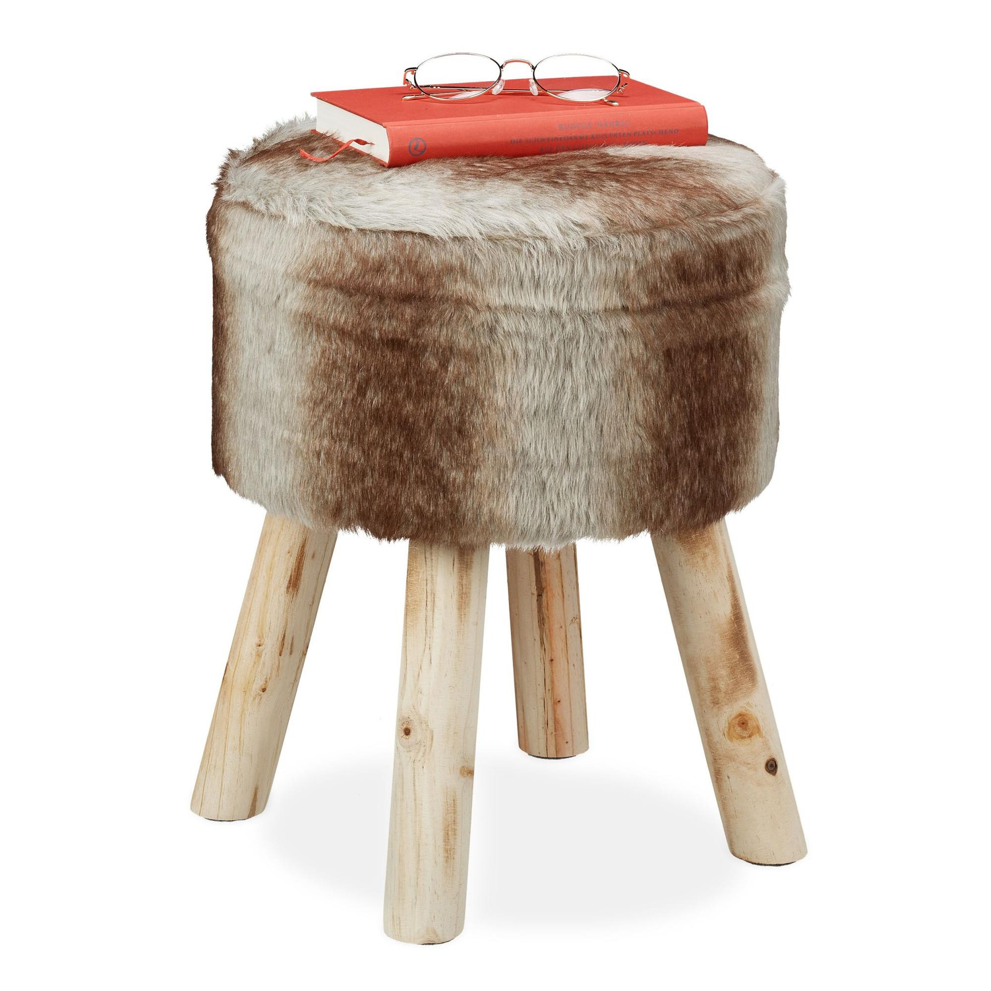 Pelzhocker rund