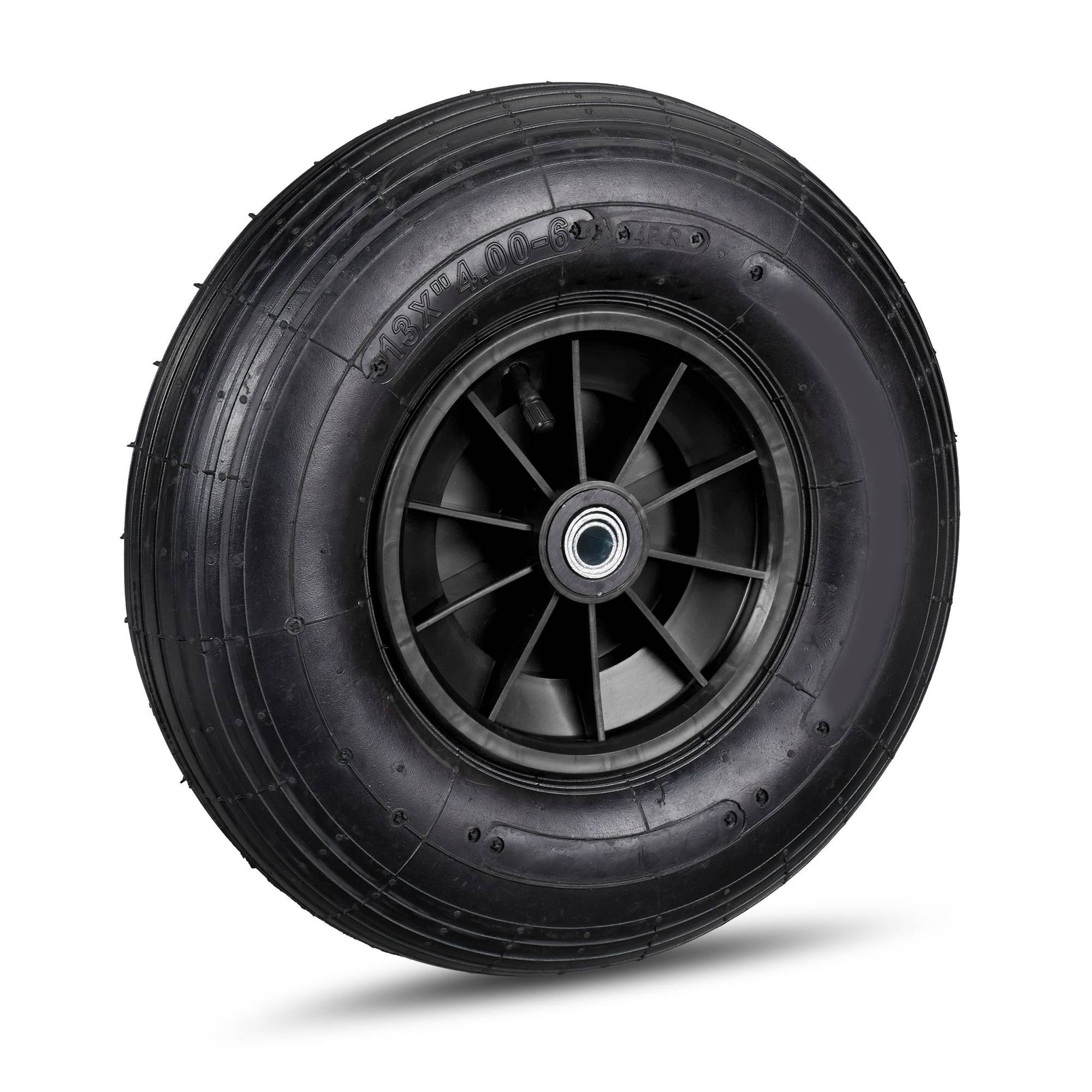 Wheel for wheelbarrow solid rubber 4.00-6