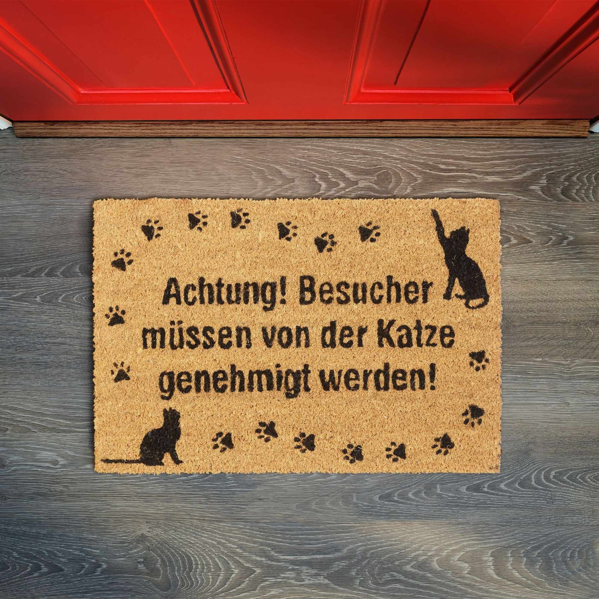 Fußmatte Kokoskatze