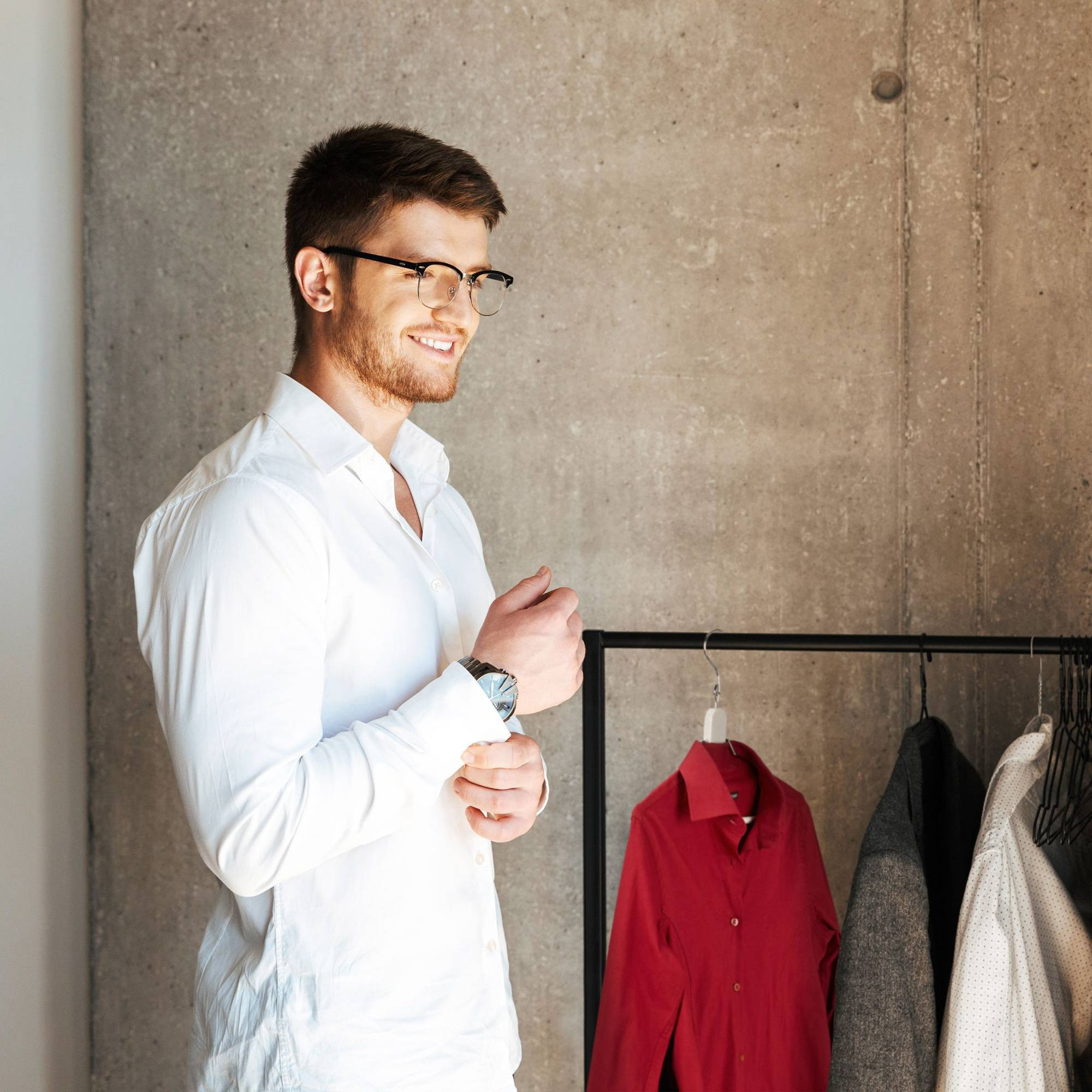 Ruimtebesparende hanger meerdere wit