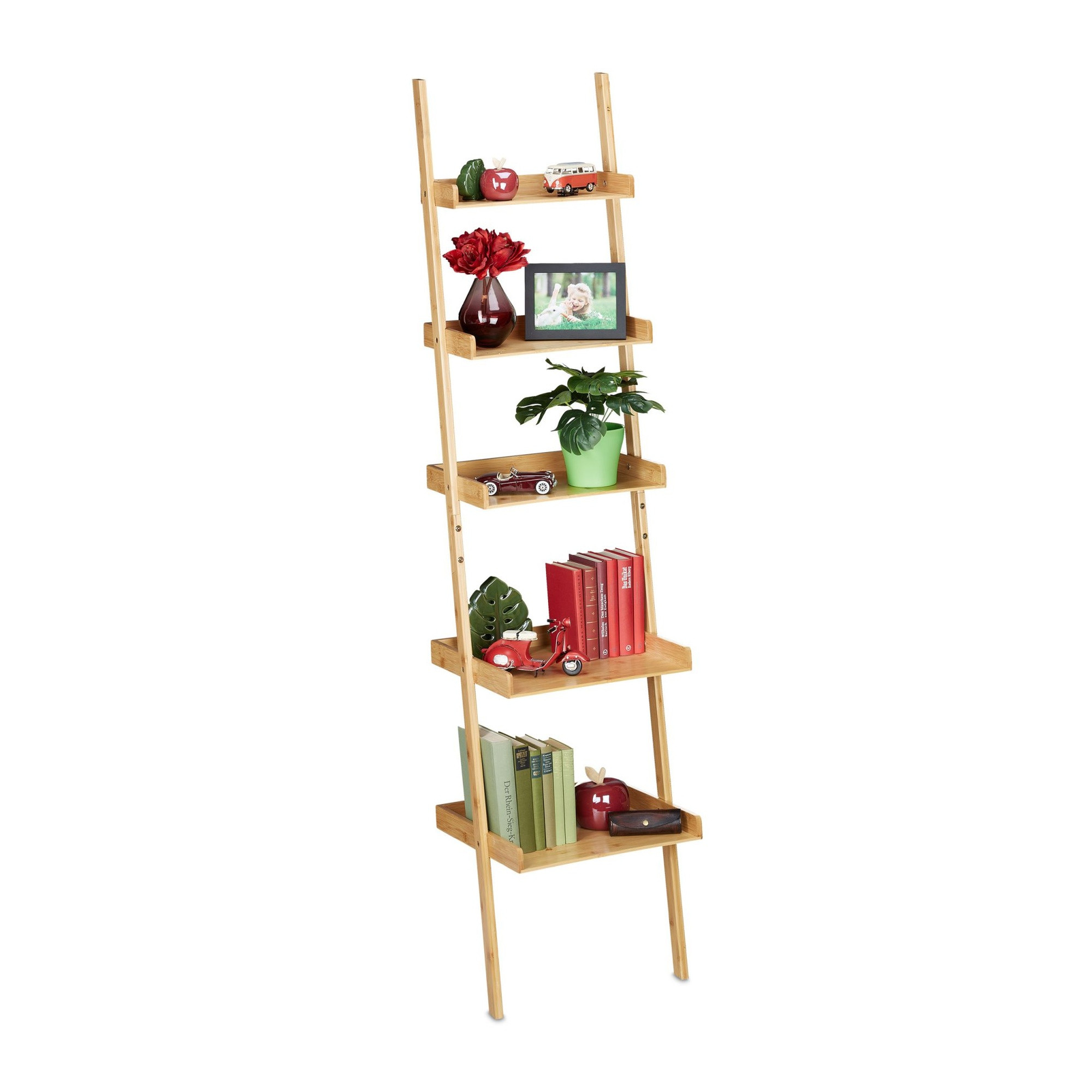 Ladderplank bamboe 5 planken