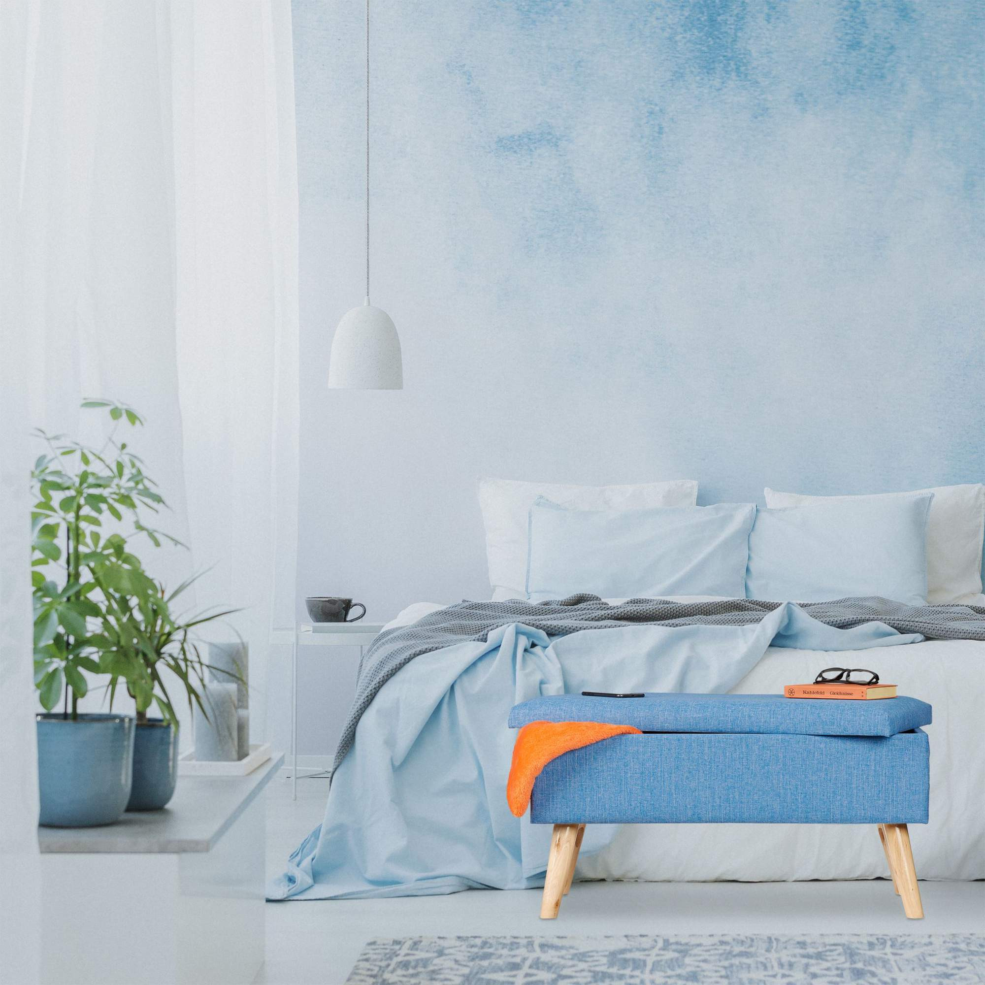 Banco de cuero artificial