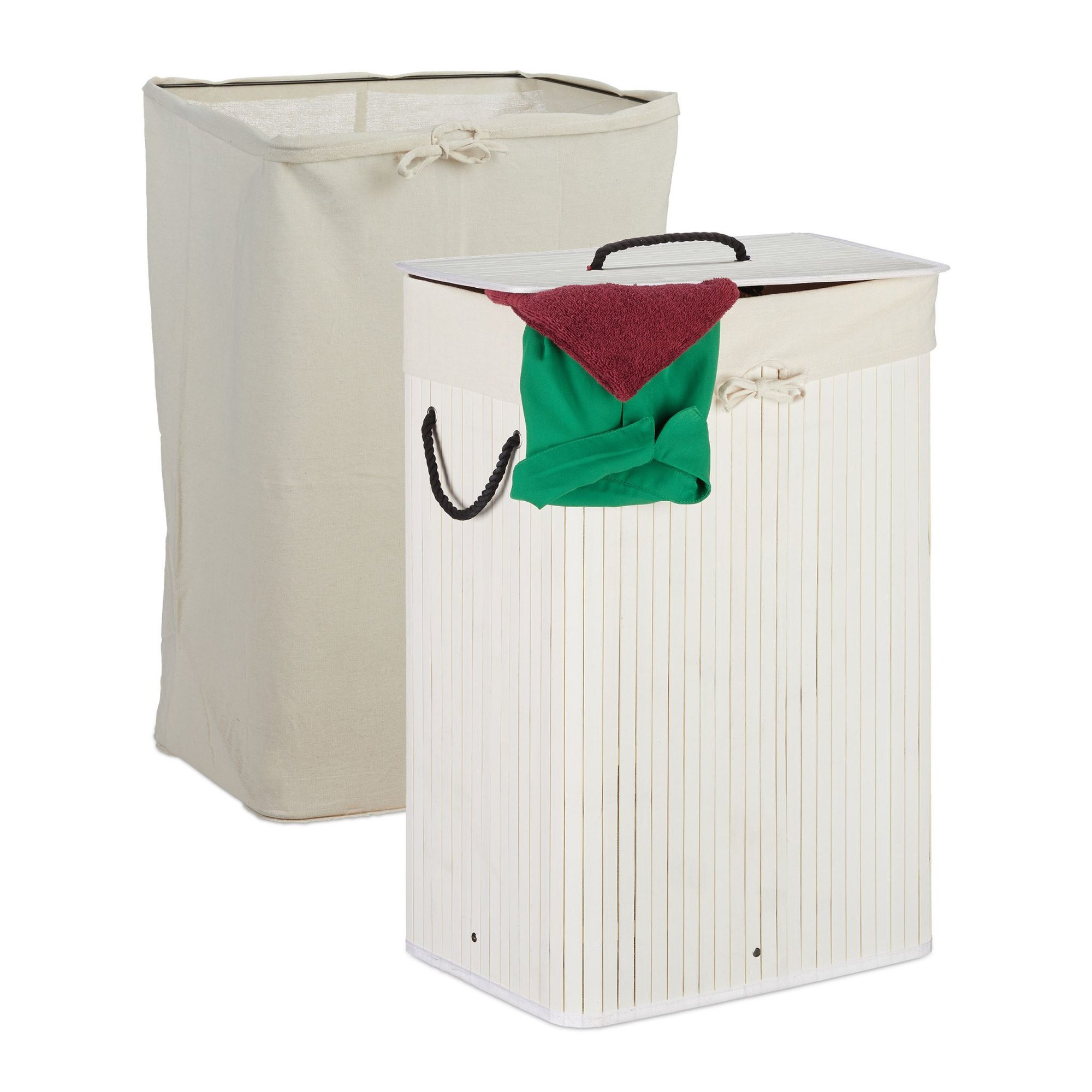 Bamboe wasmand