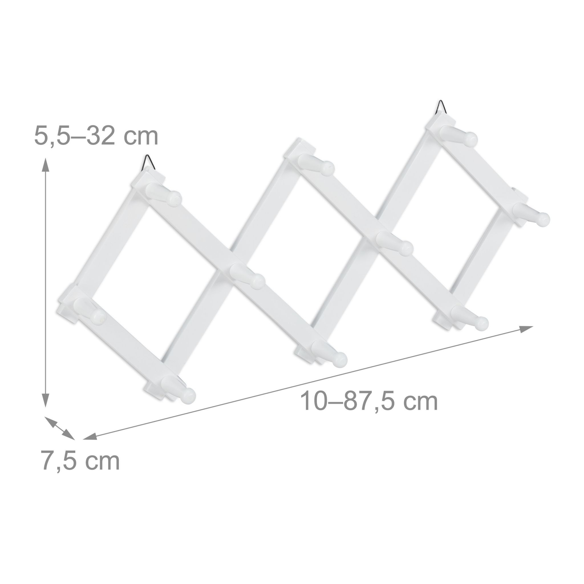 Wall shelf wood foldable