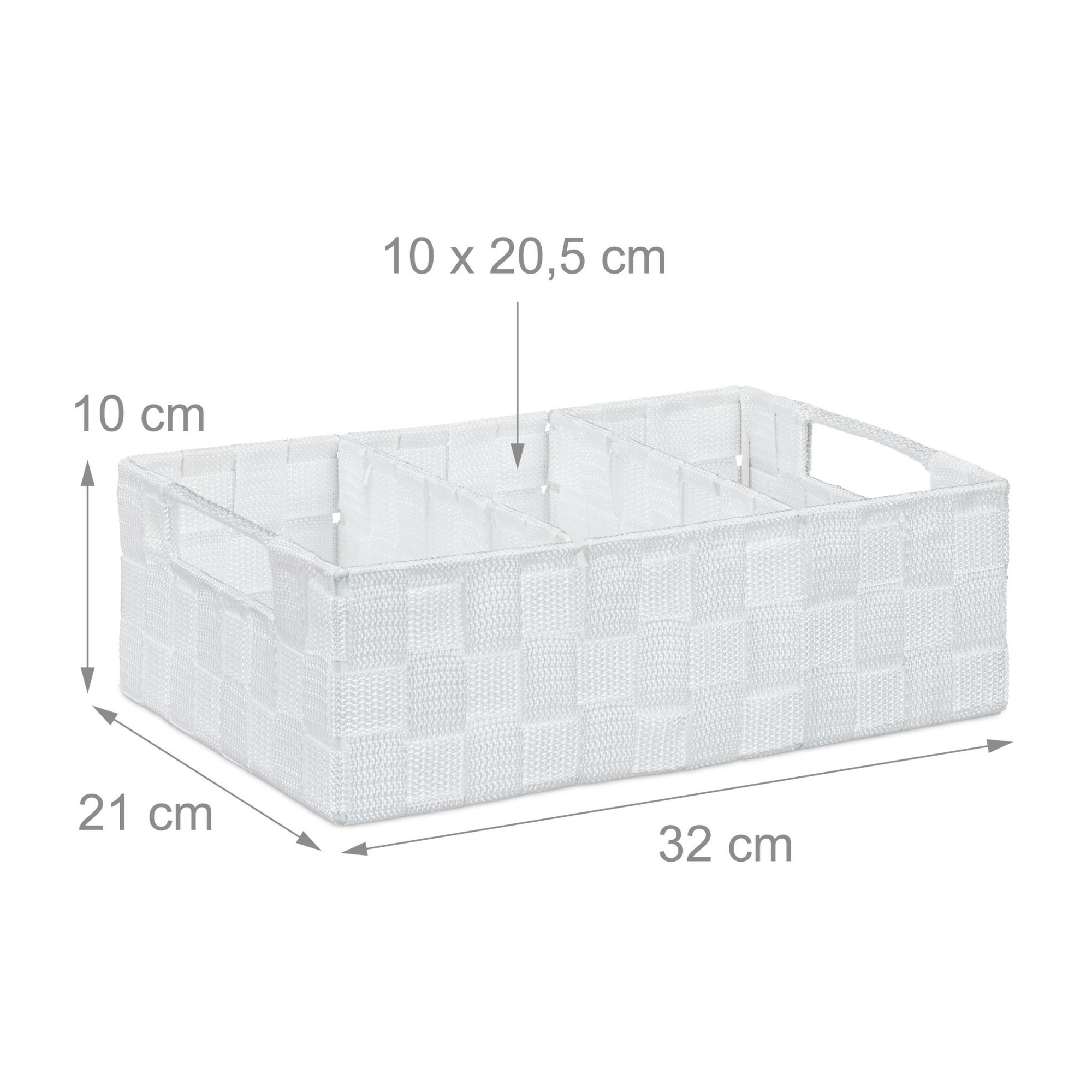 Étagère de rangement à 3 compartiments