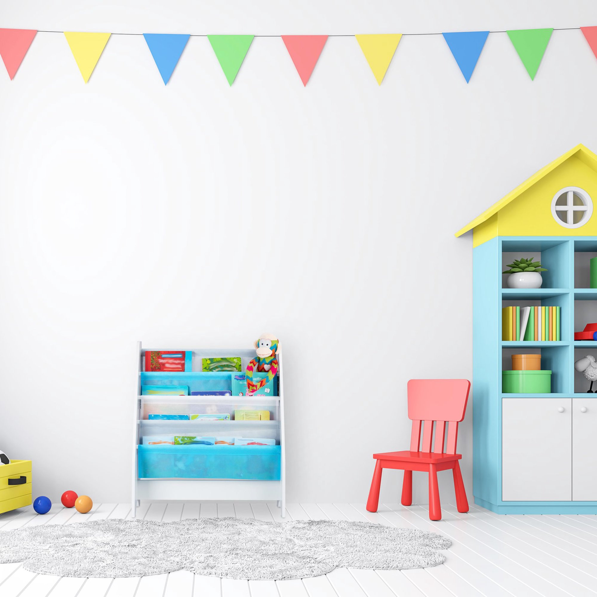 estantería para niños