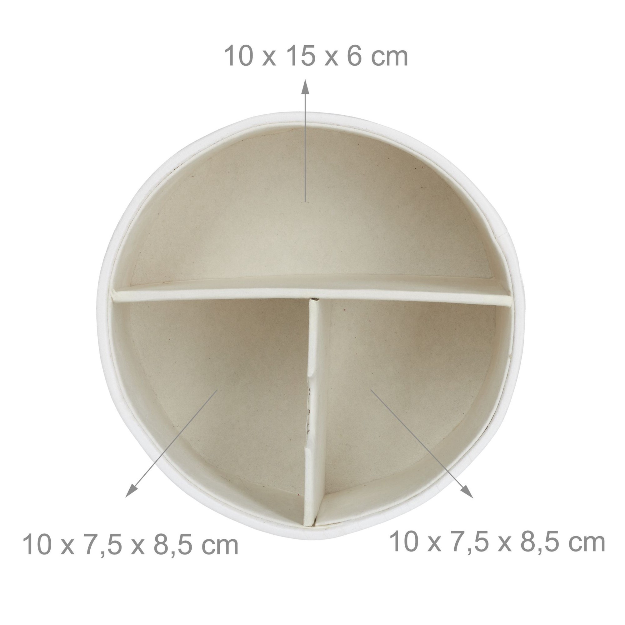 Stiftehalter rund Lederoptik
