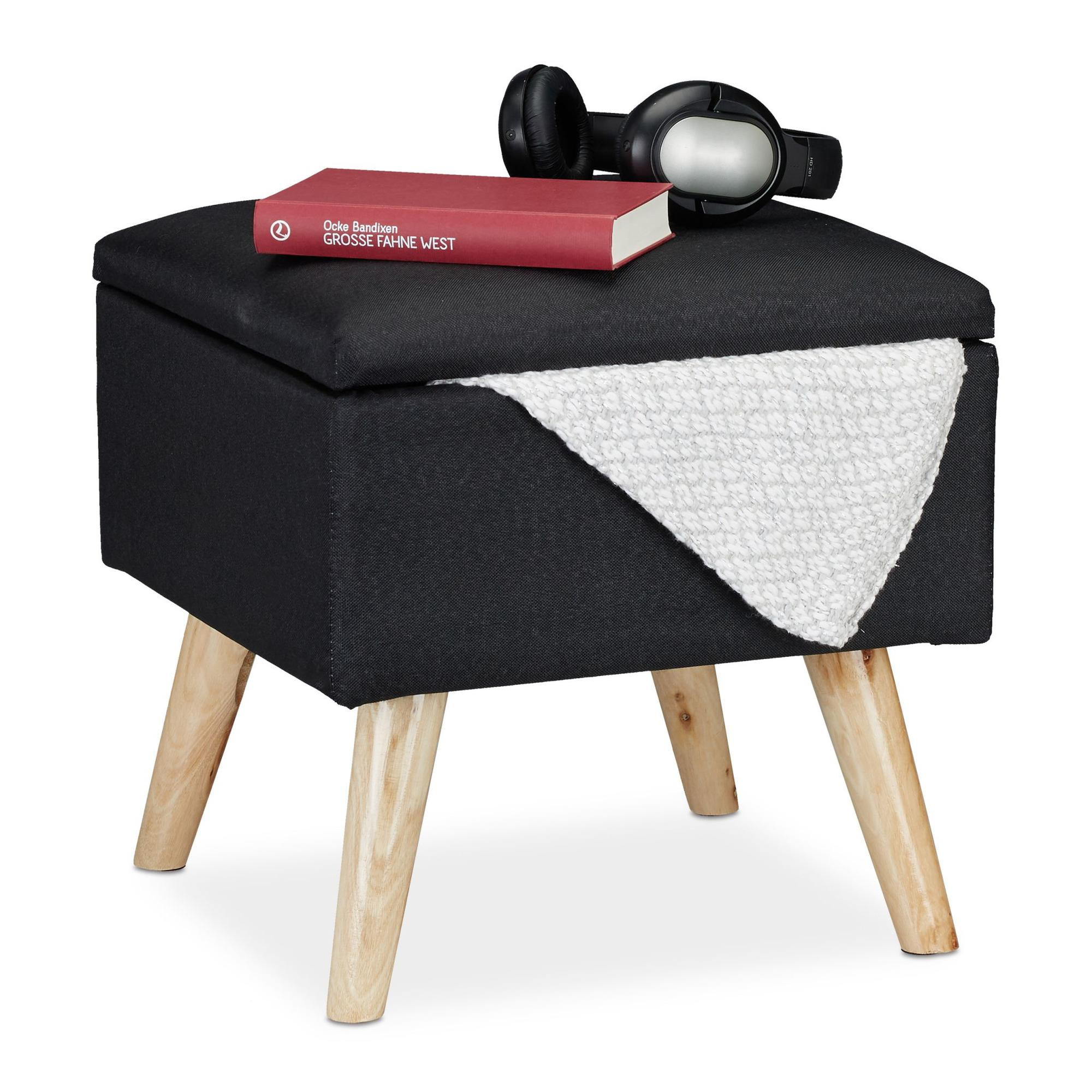 Tabouret avec espace de rangement
