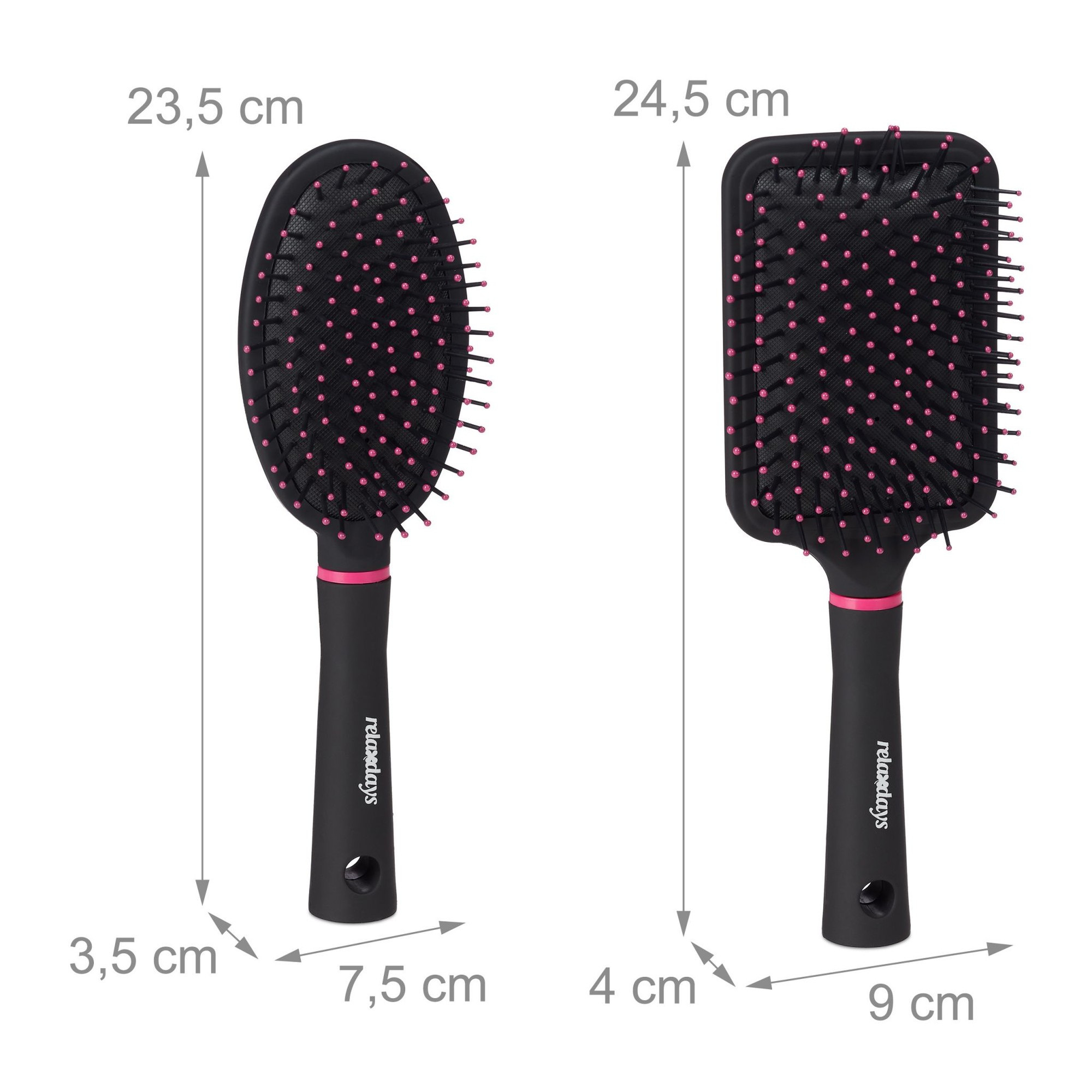 Spazzola per capelli - set da 4