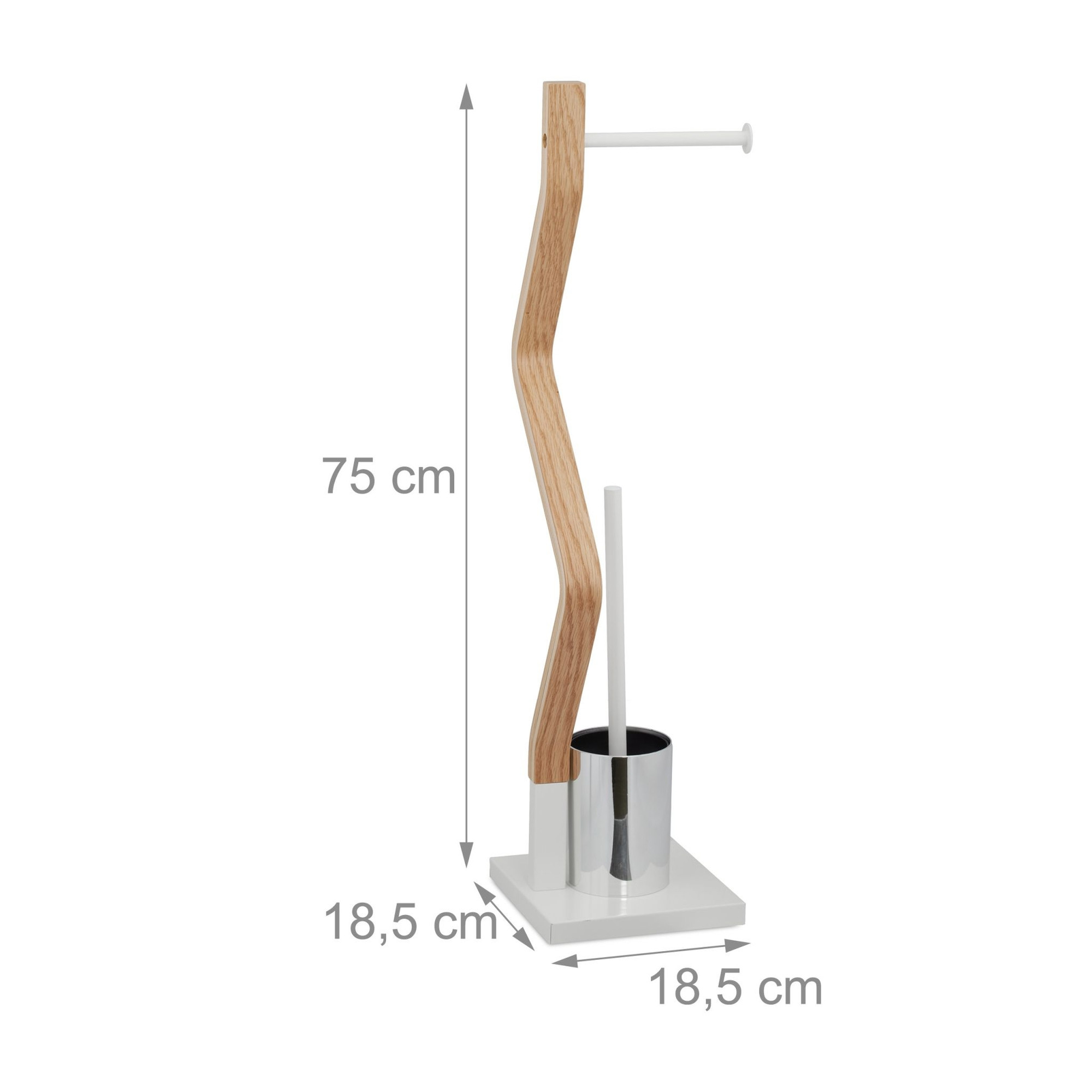 WC stoel staand wit