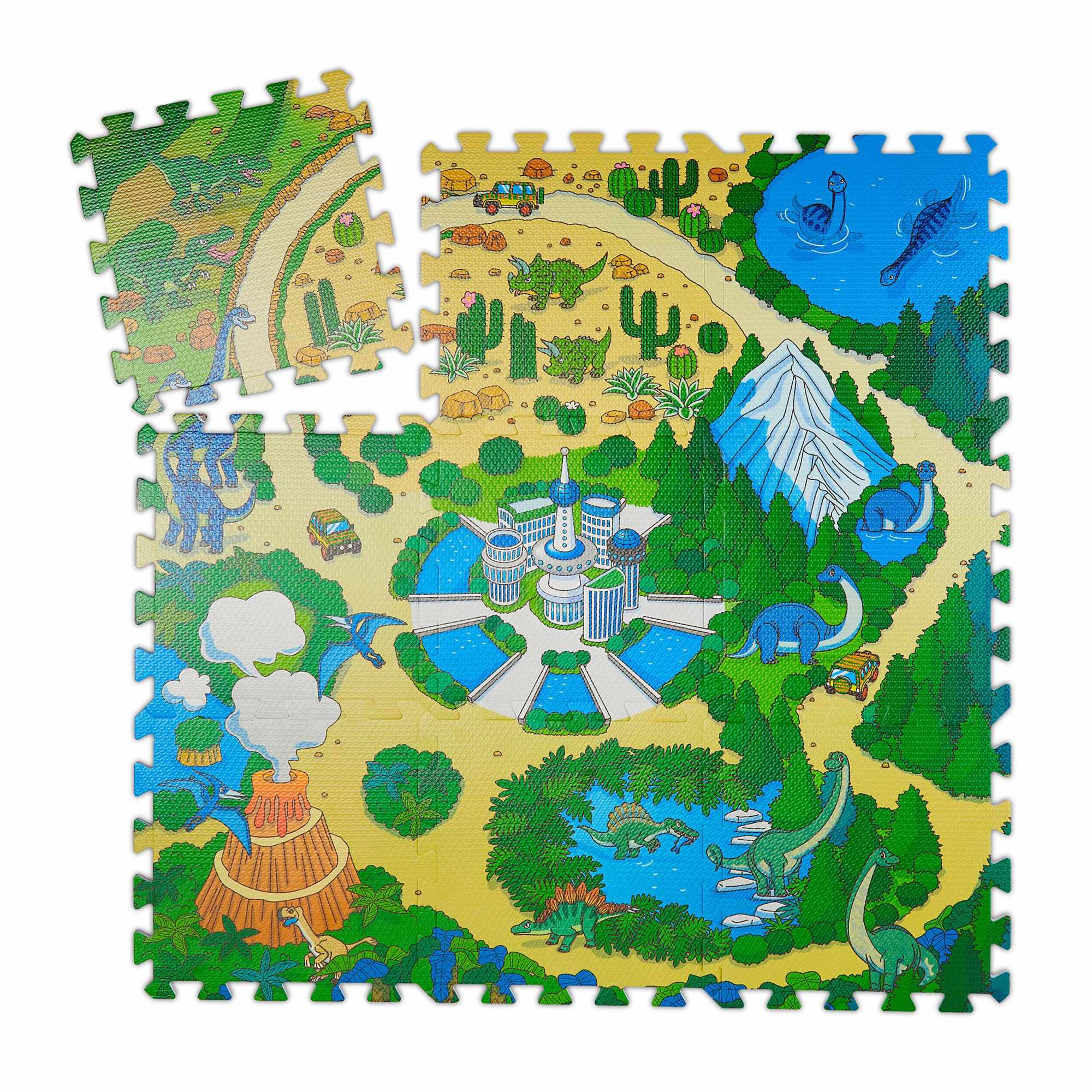 Puzzelmat Dinosaurus