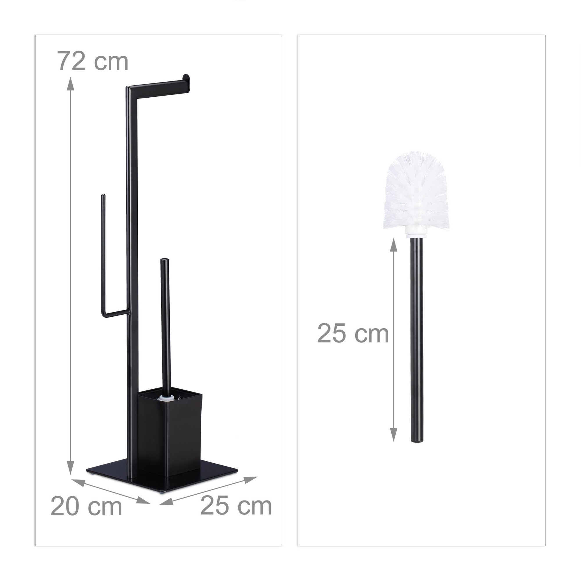 Toilettensitz in Schwarz