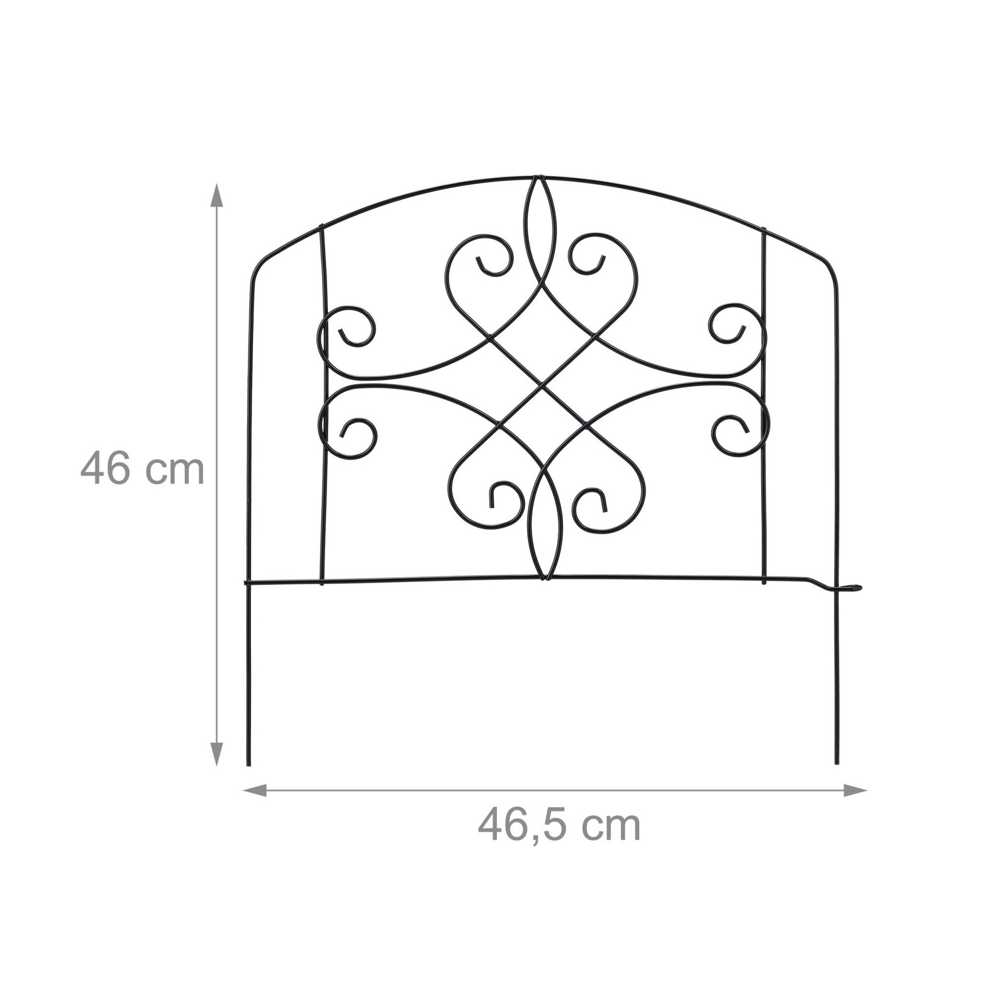Korting hekwerk 4 panelen zwart
