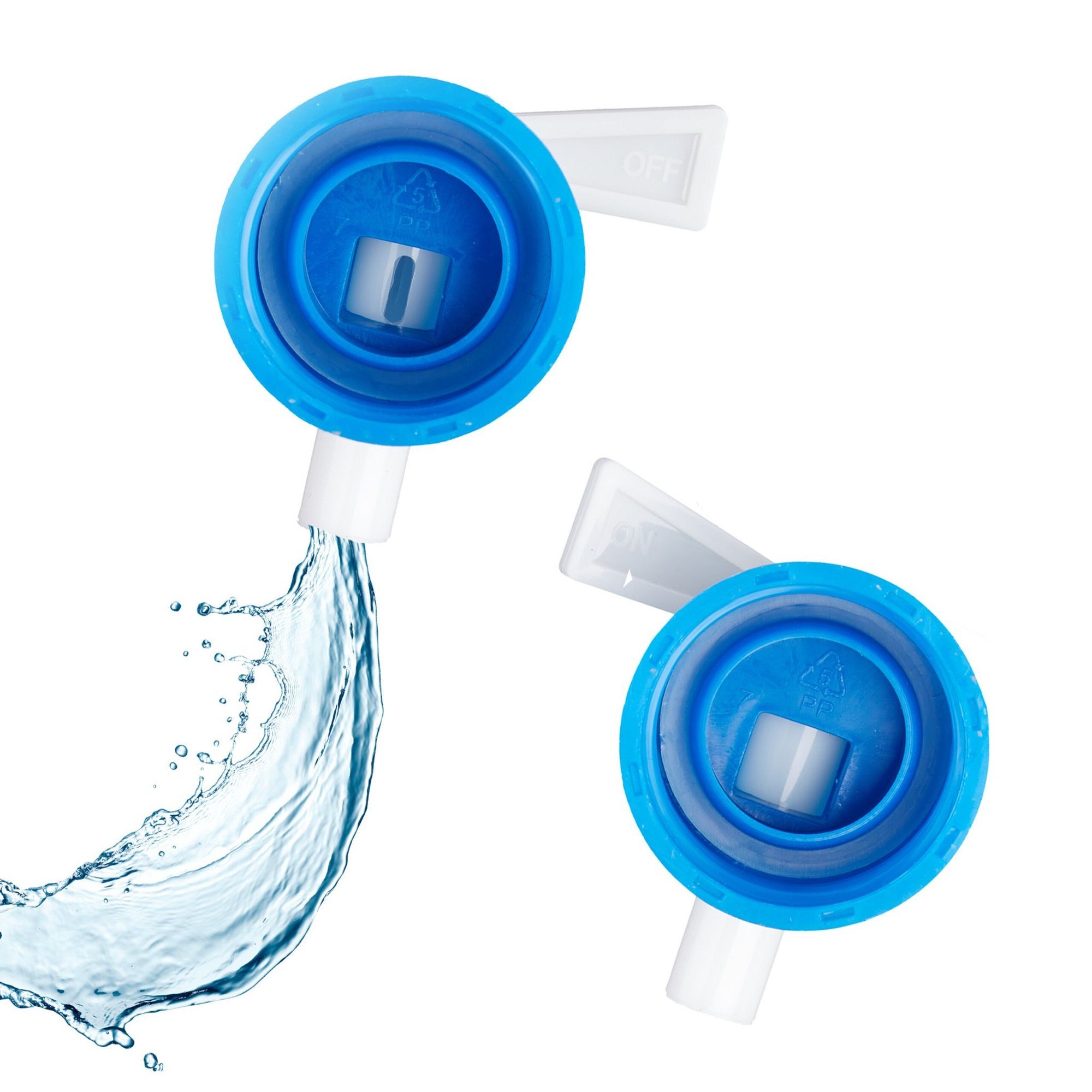 2 pièces. Conteneurs d'eau pliables