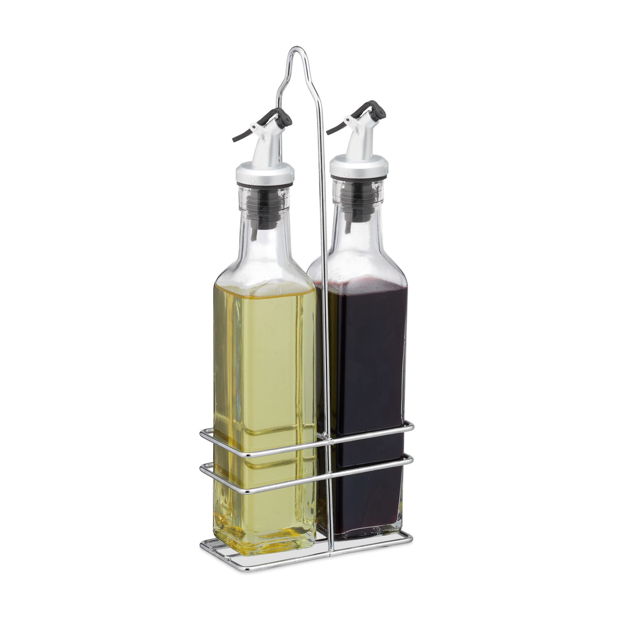 Set olio e aceto con supporto