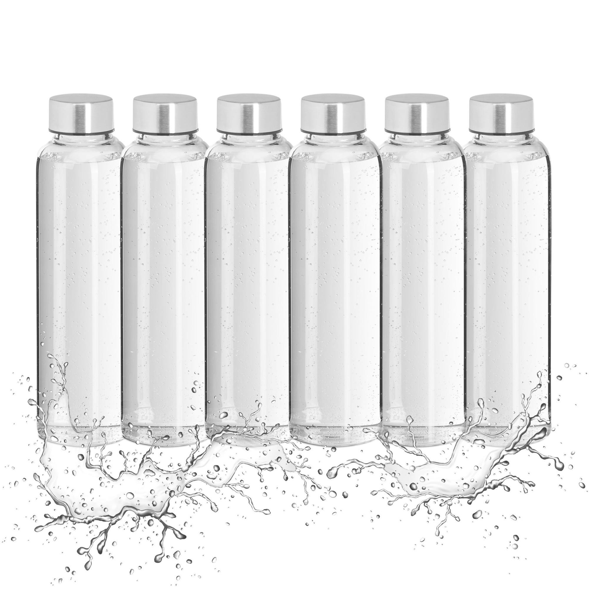Drankfles Glas 500 ml Set van 6