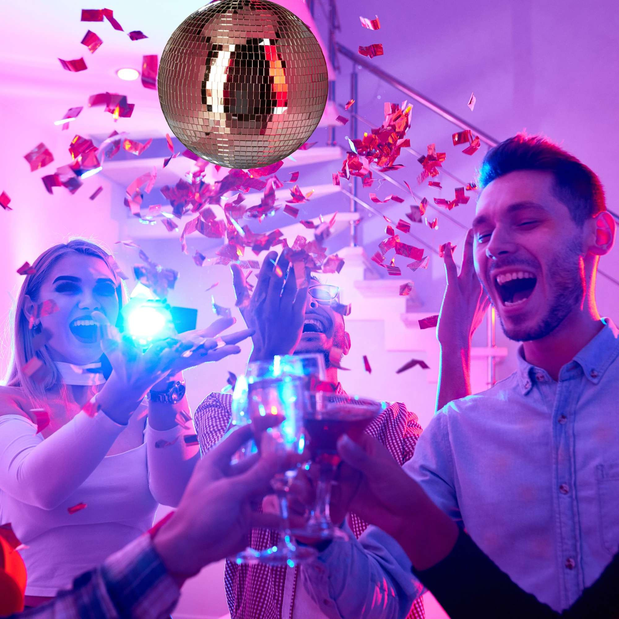 Bola de discoteca de 20 cm