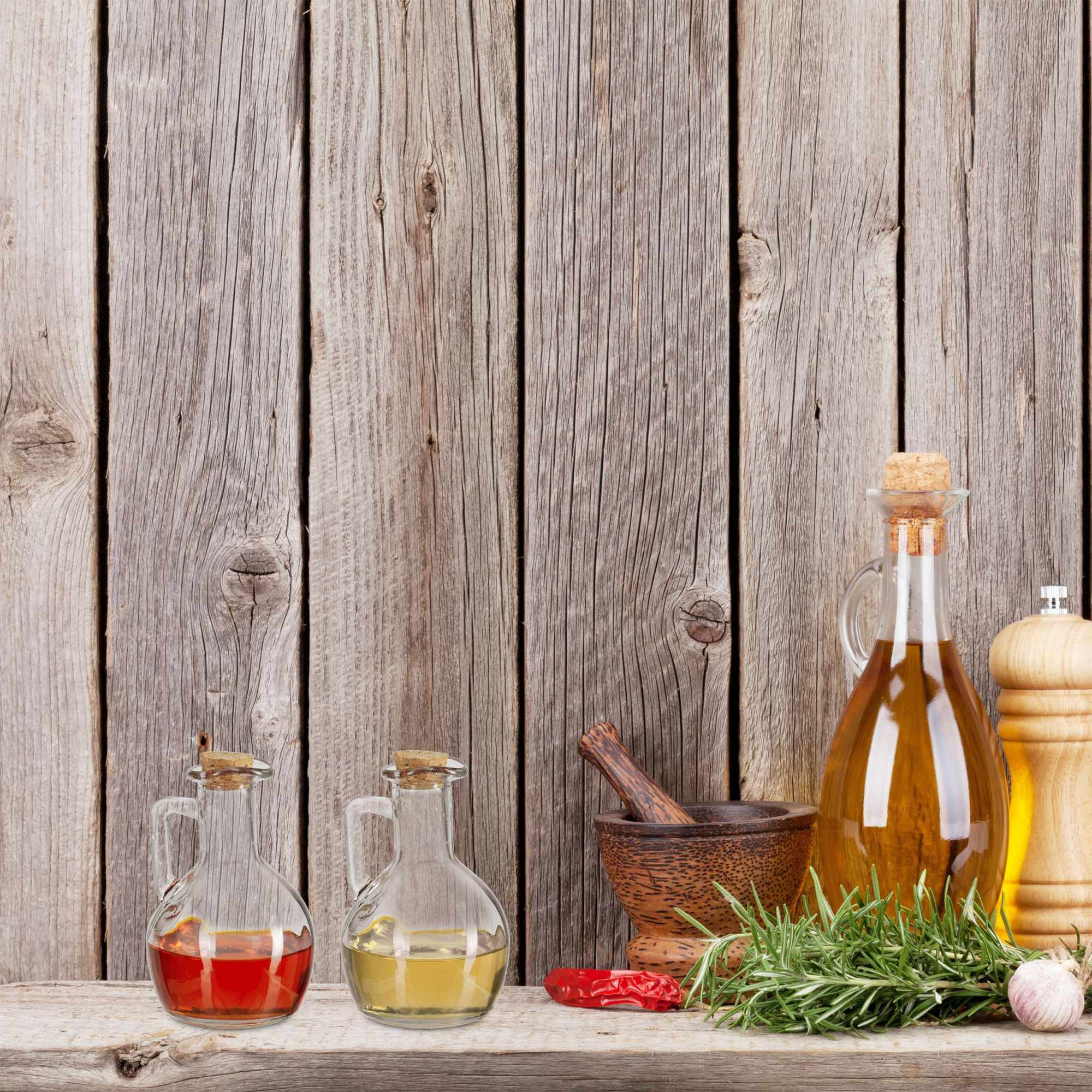 2 pezzi Contenitore per olio e aceto