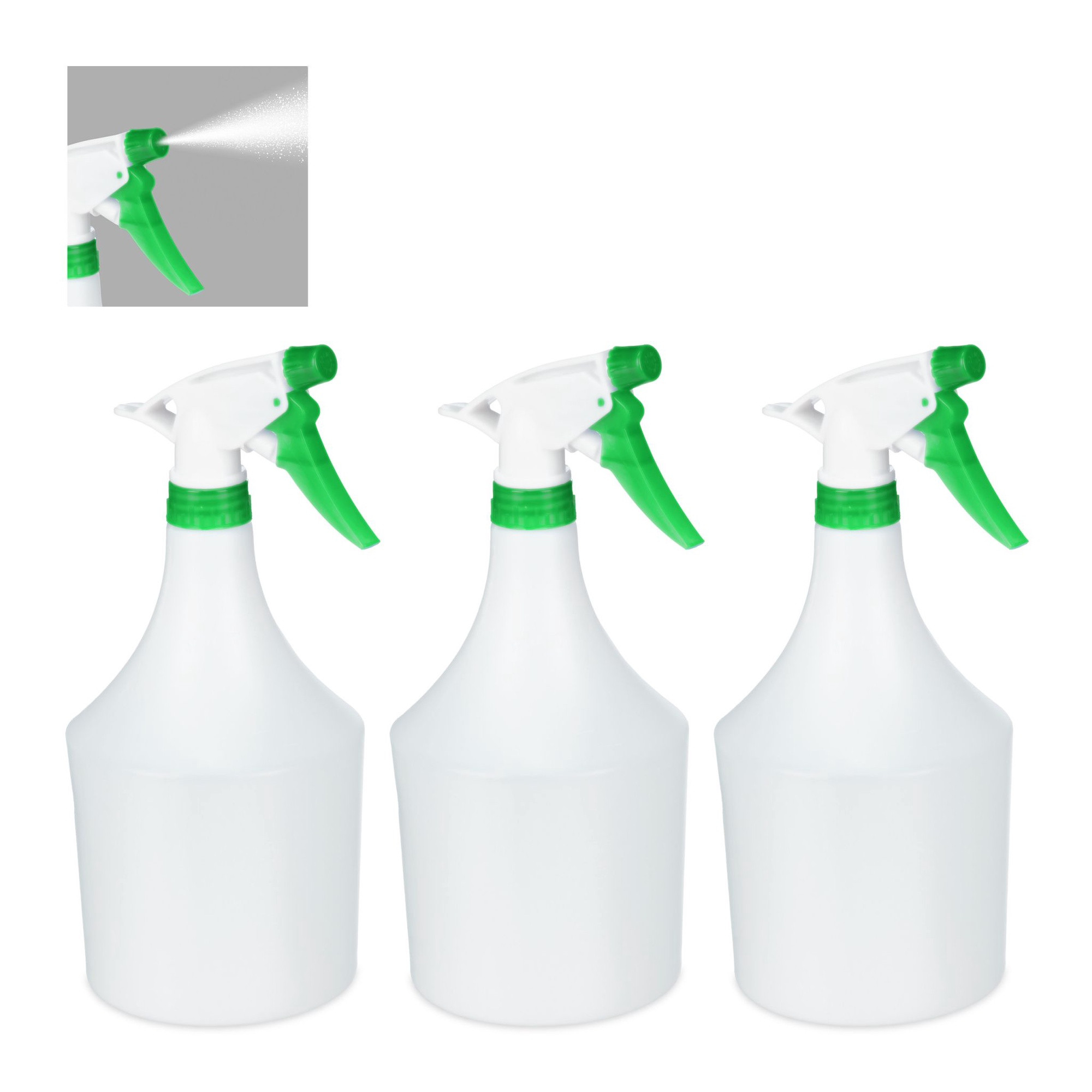 3 flacons pulvérisateurs