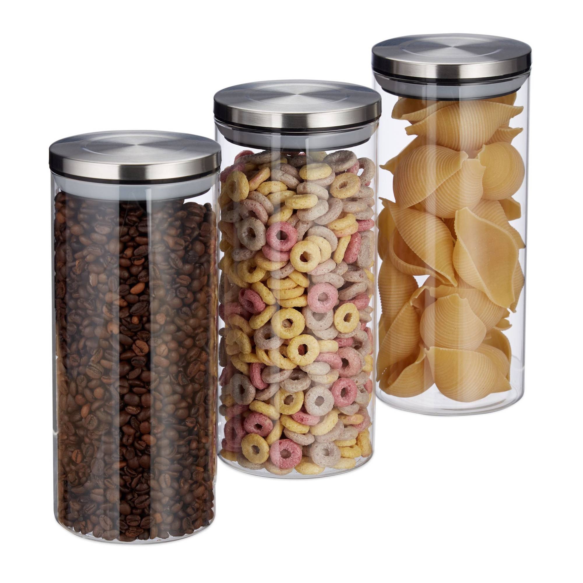 3 Pots de conservation 1300 ml