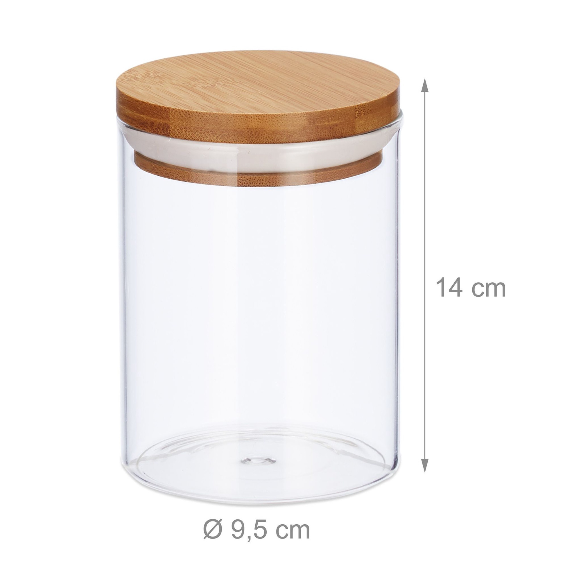 3 Vorratsgläser 600 ml
