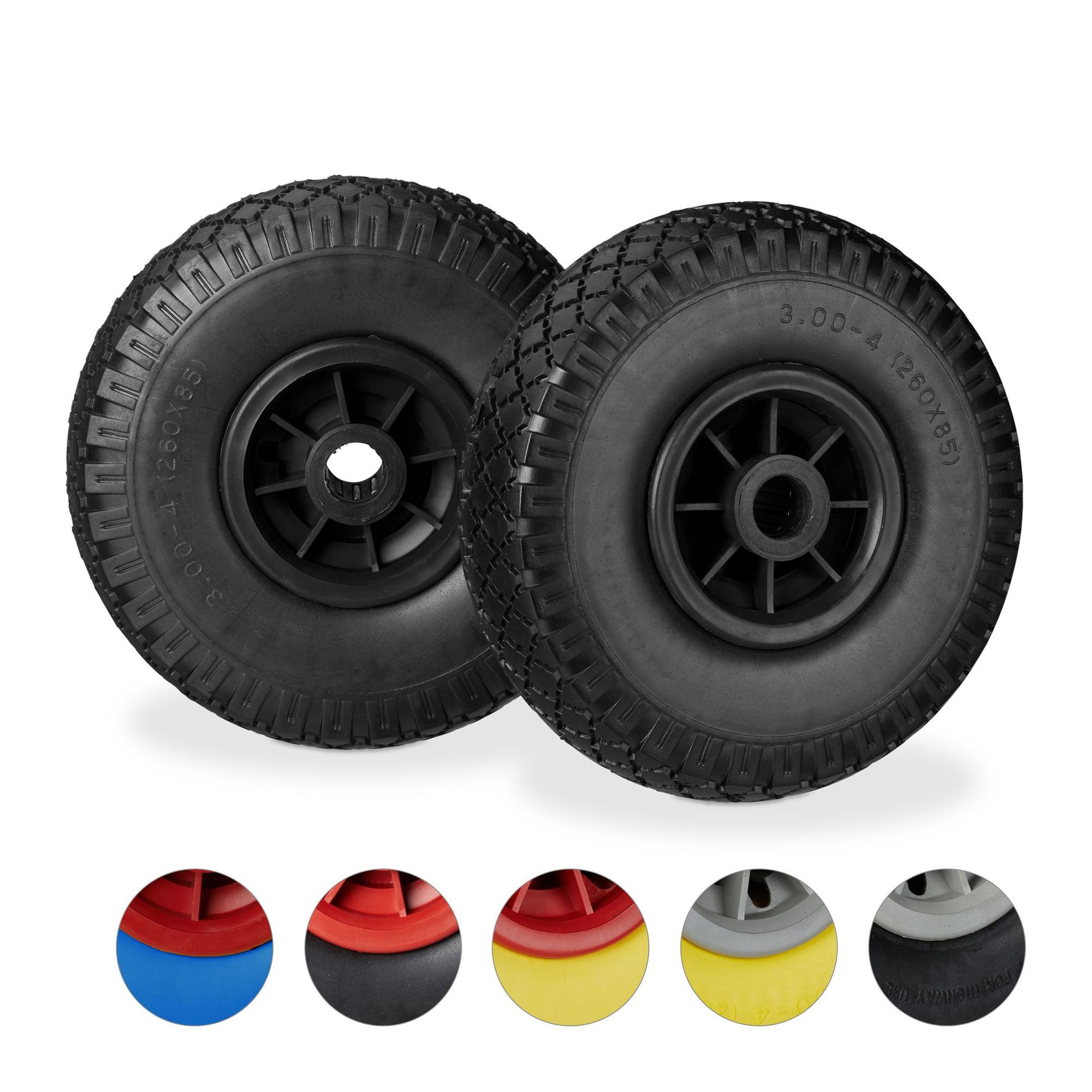 Roues de brouette 2 pcs.