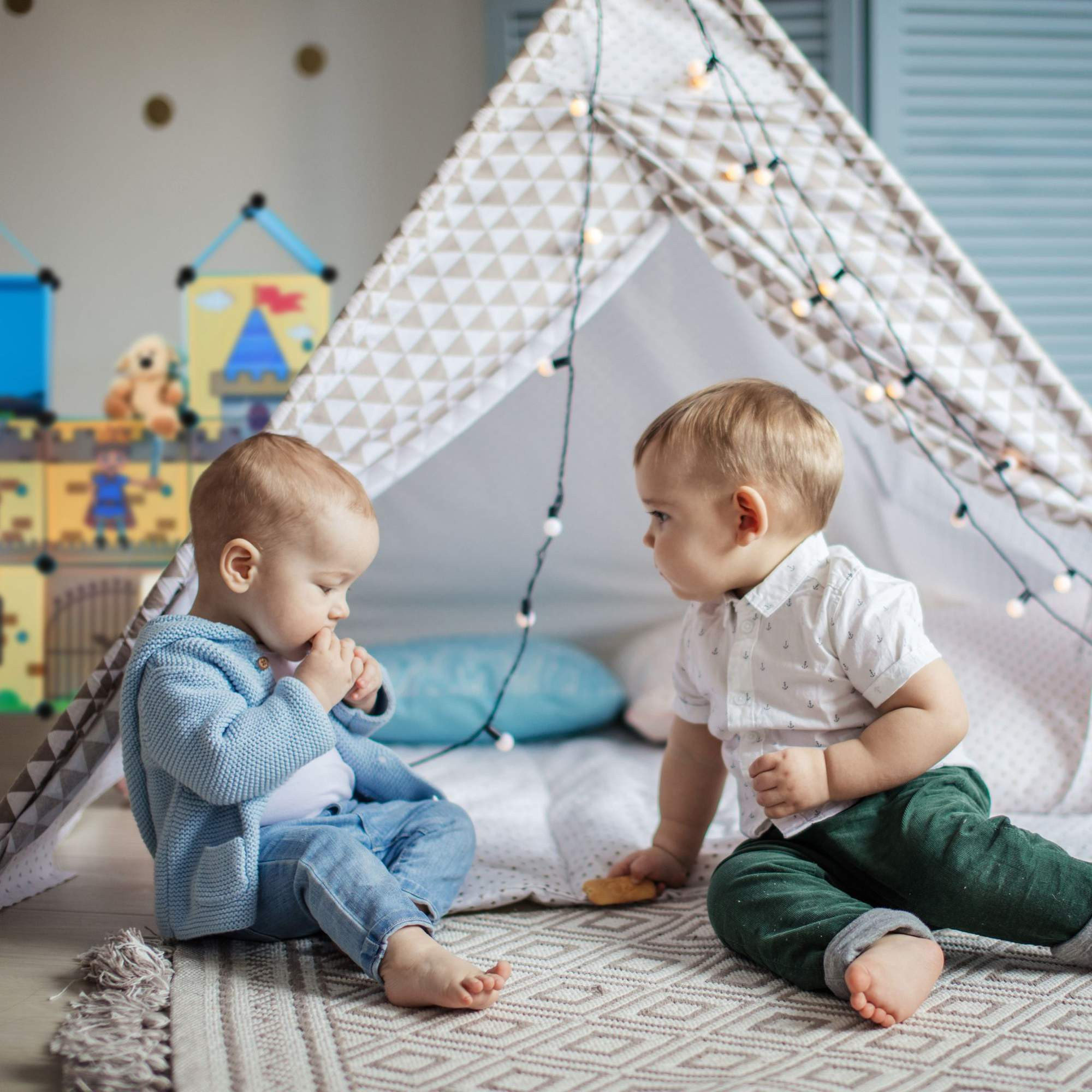 Kinderkamer als ridderkasteel