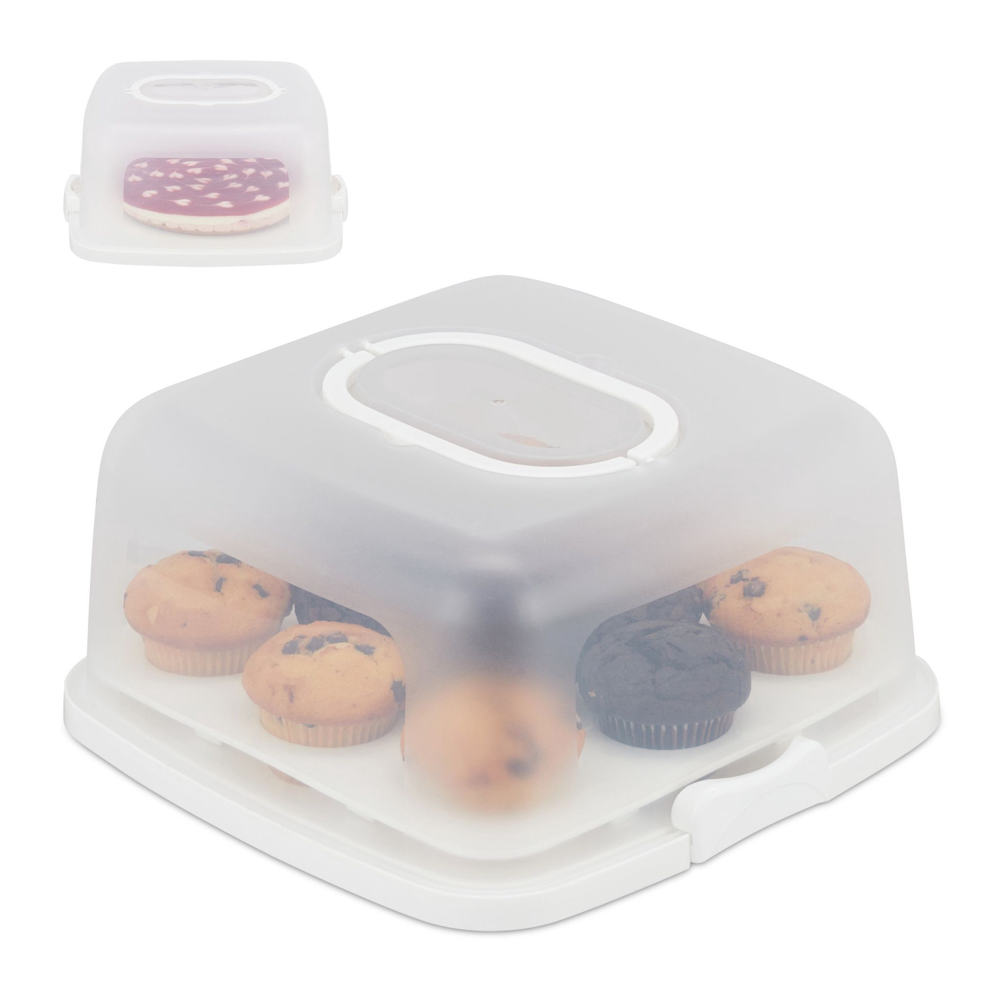 Boîte à gâteau carrée