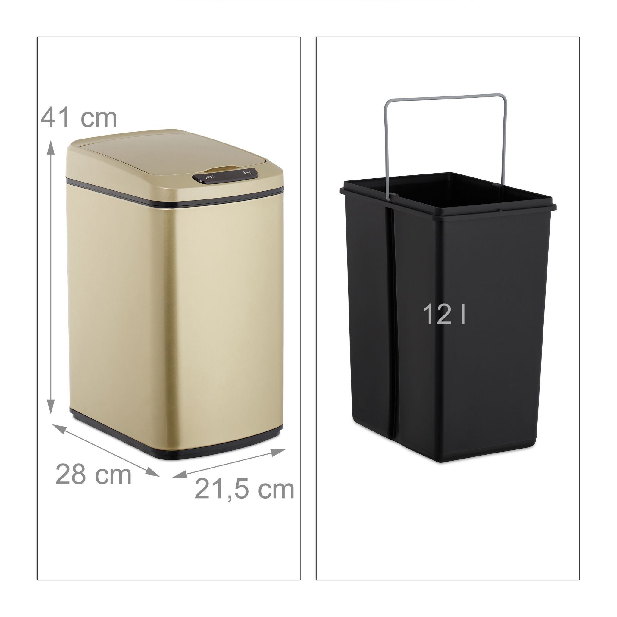 Sensorabfallbehälter 12 l