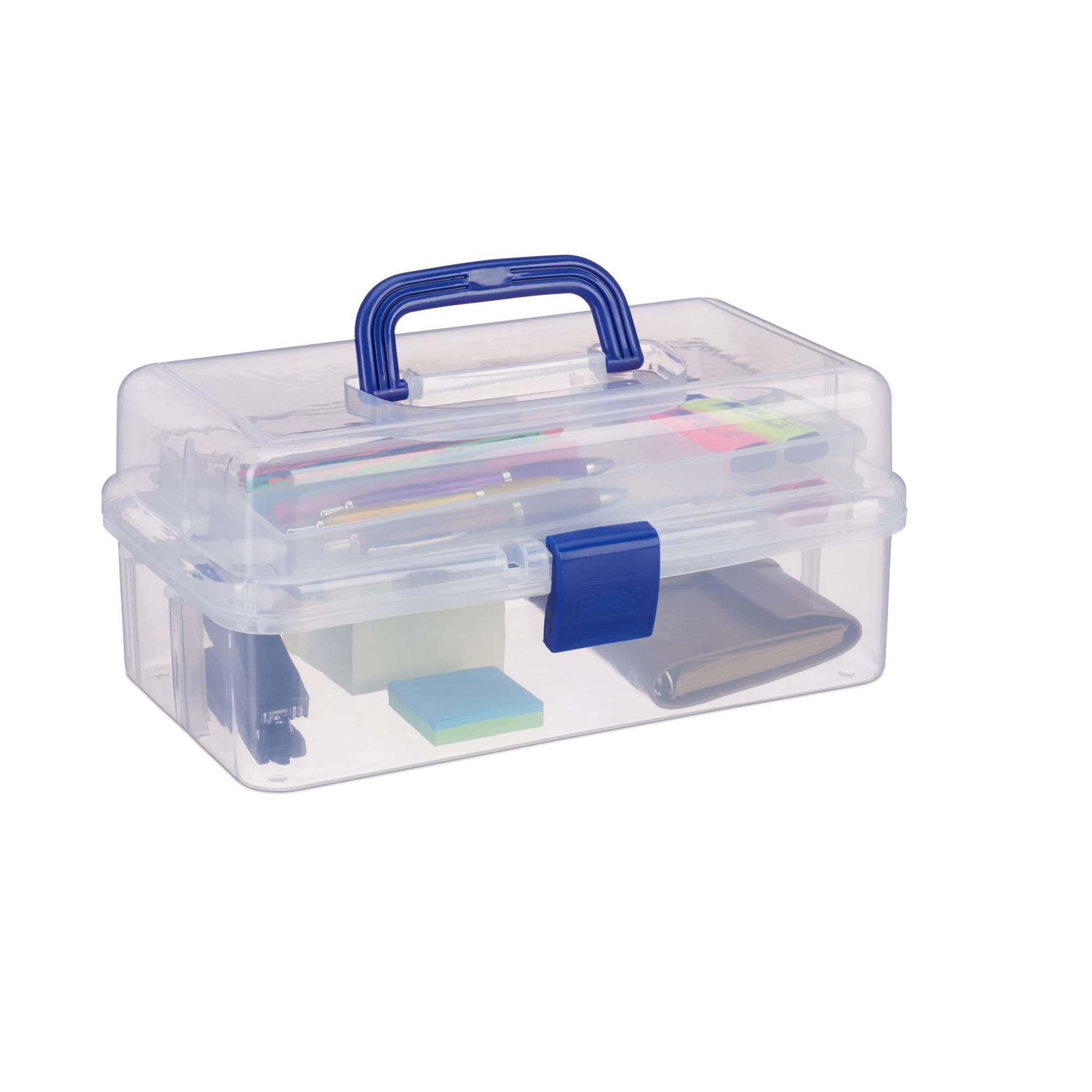 Caixa de plástico transparente