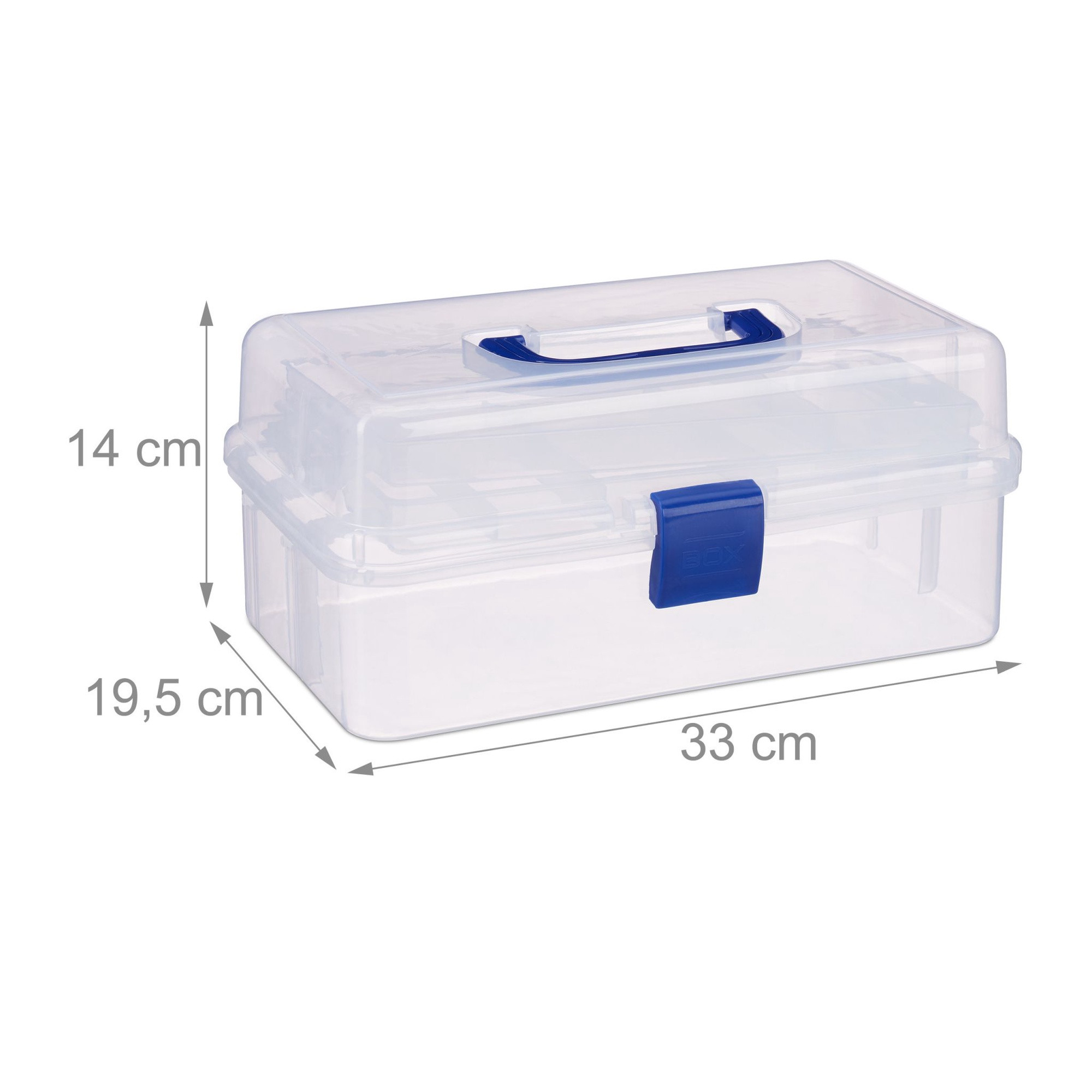 Caja de plástico transparente