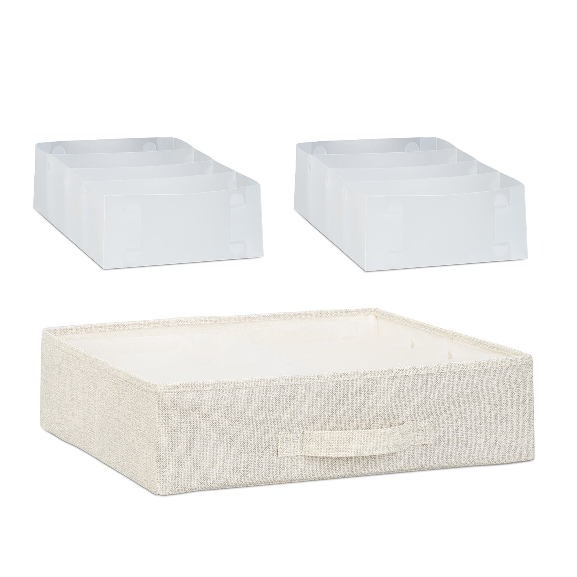 Regalsystem verschiedene Varianten beige