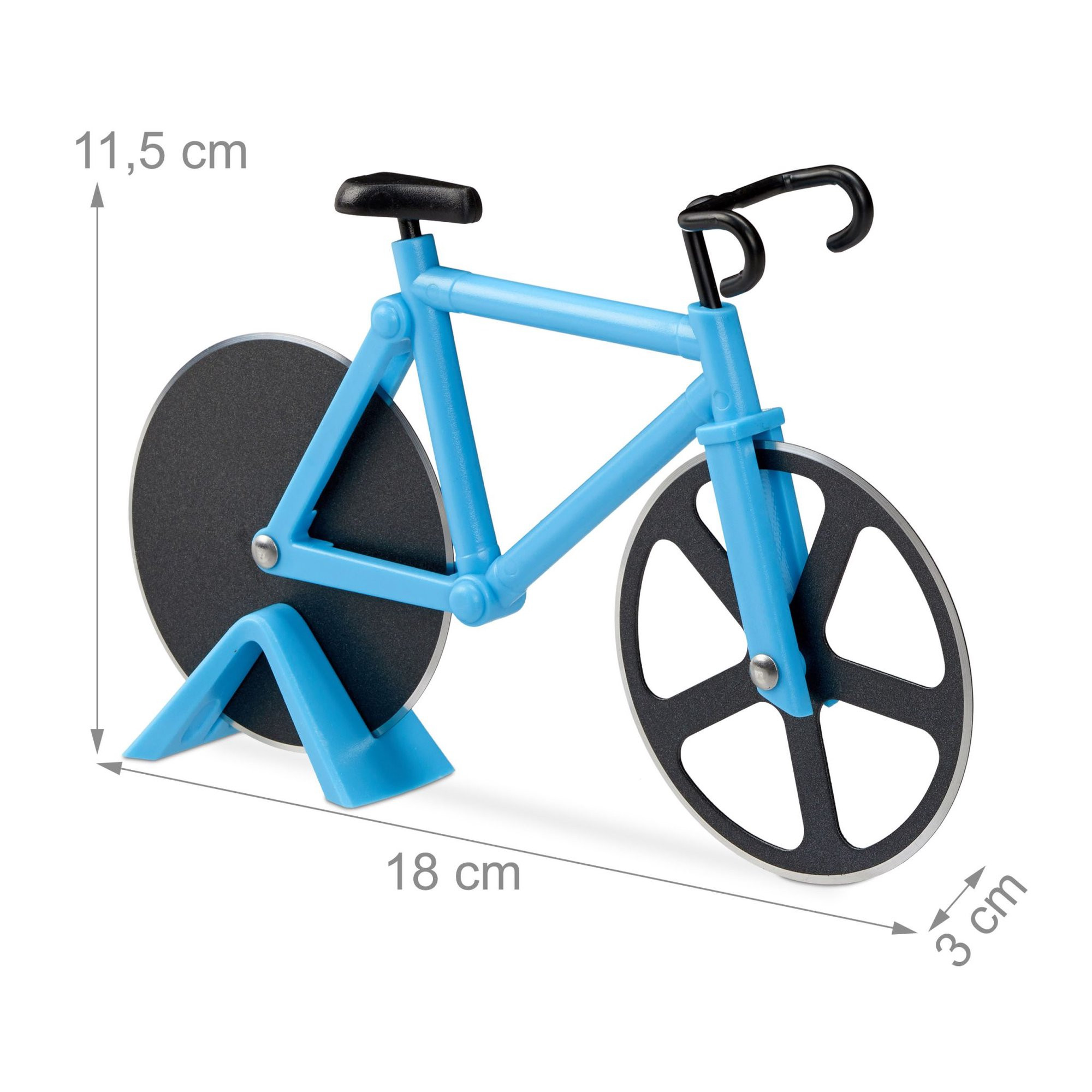Bicicleta cortadora de pizza