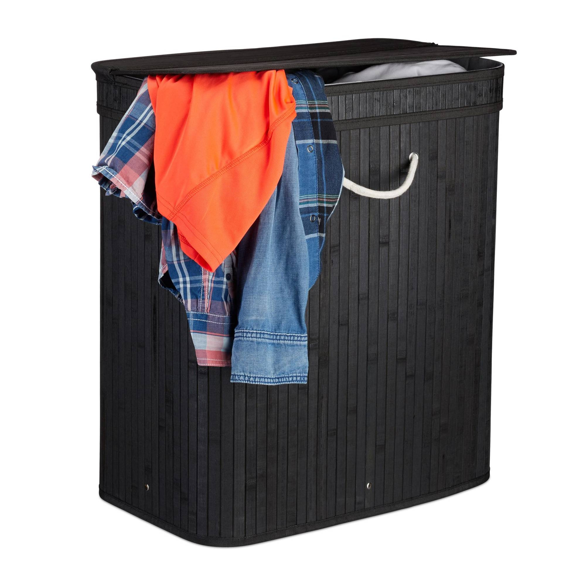 Vierkante wasmand