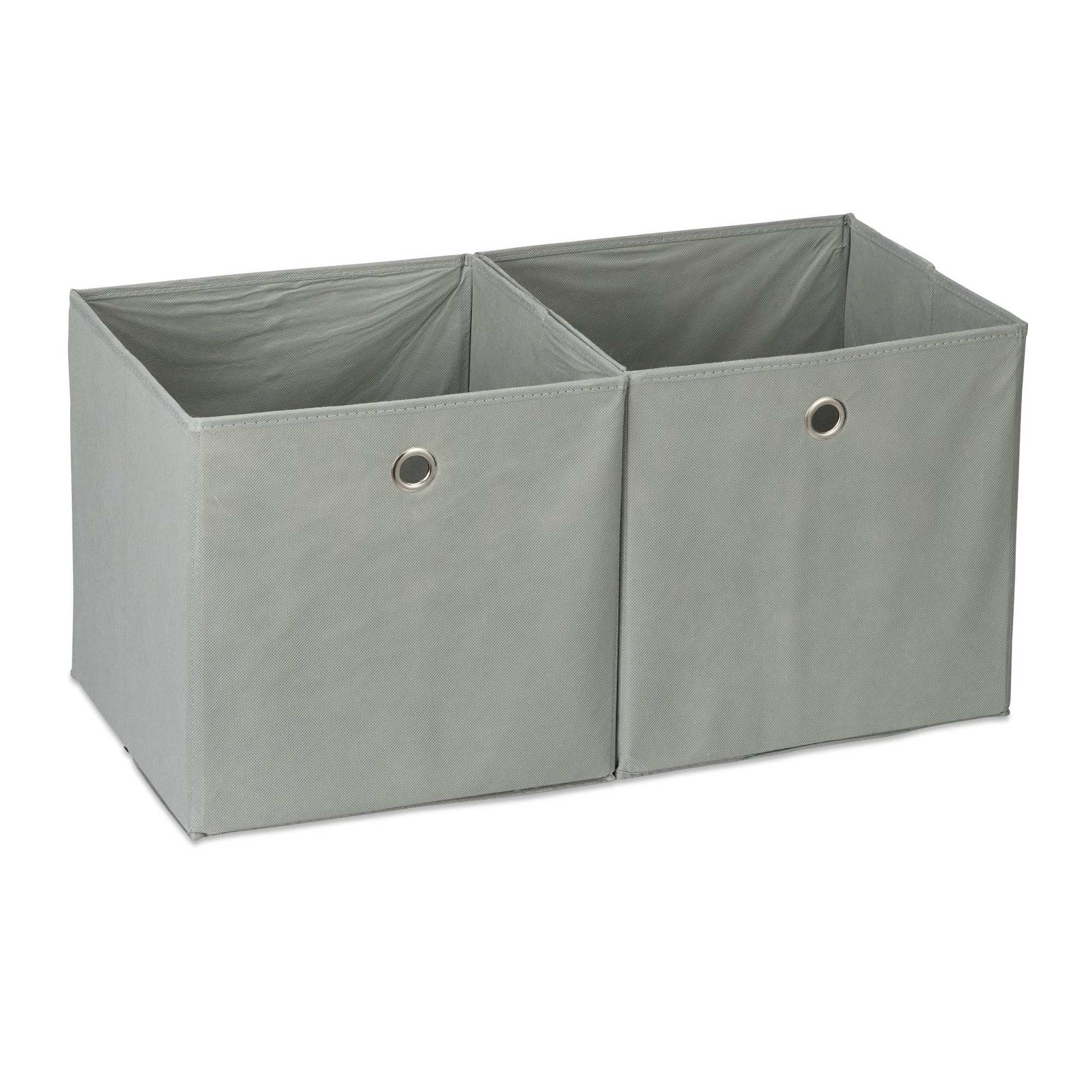 Fabric storage box, 2 drawers
