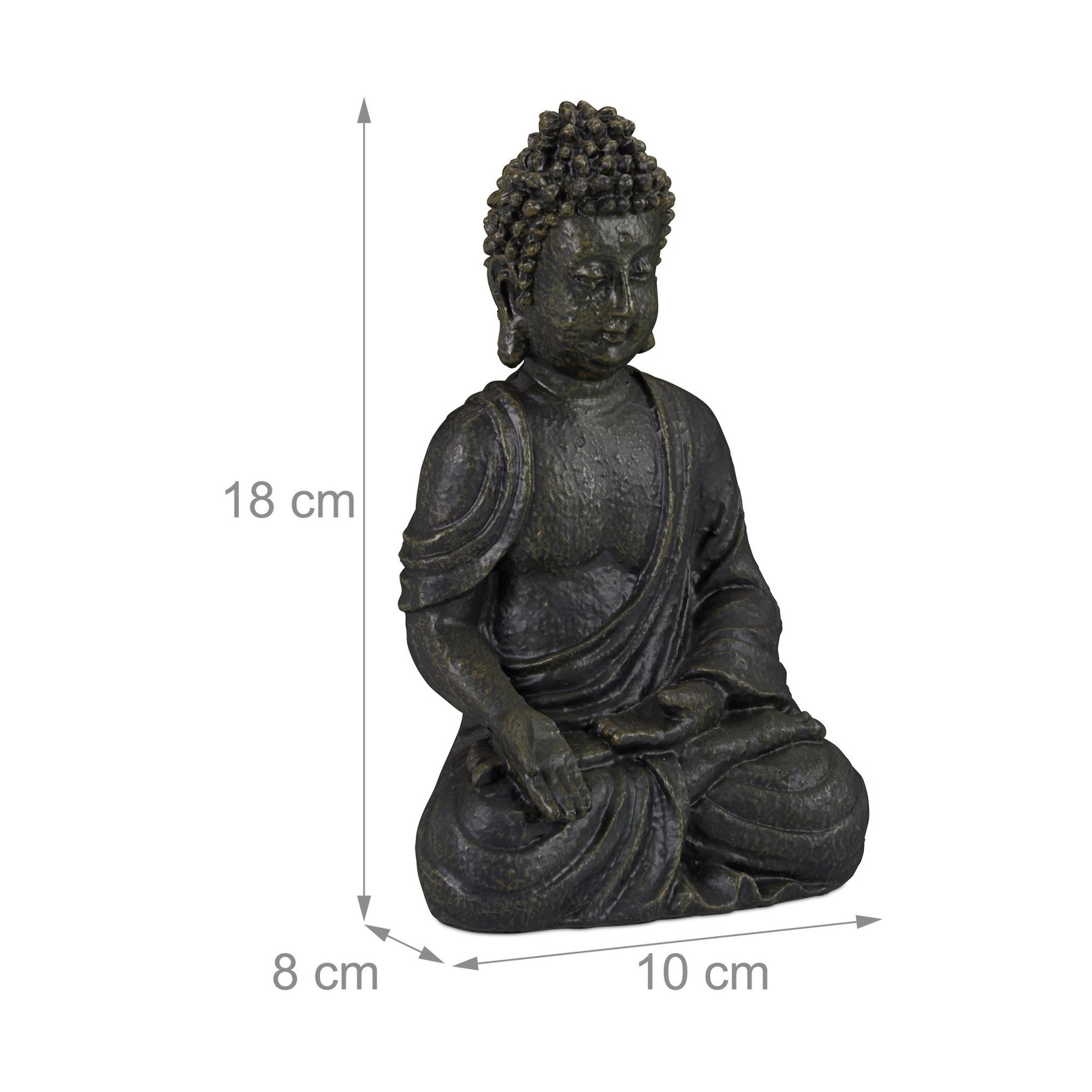 Statue de Bouddha assis 18 cm