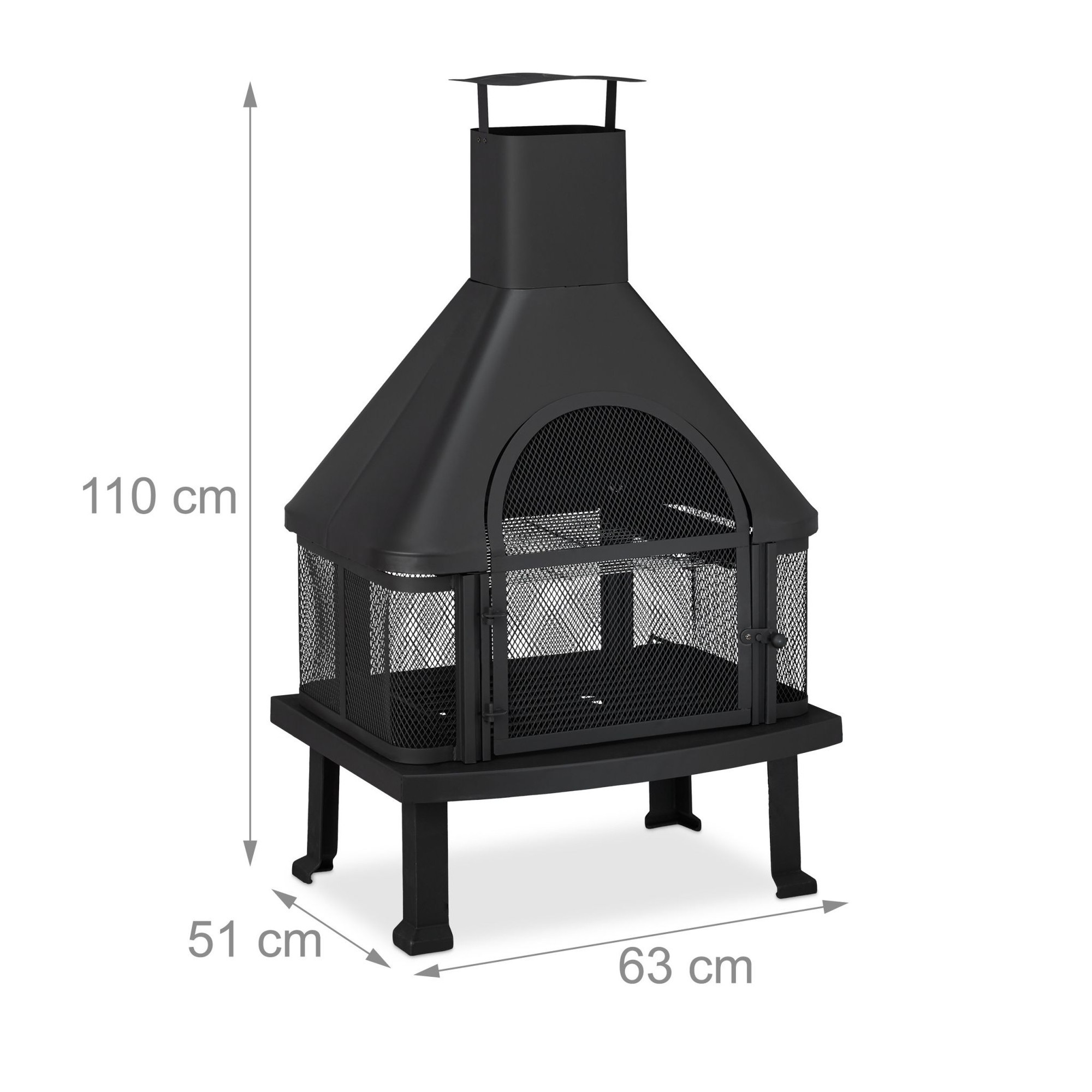 Fornello da esterno con grill