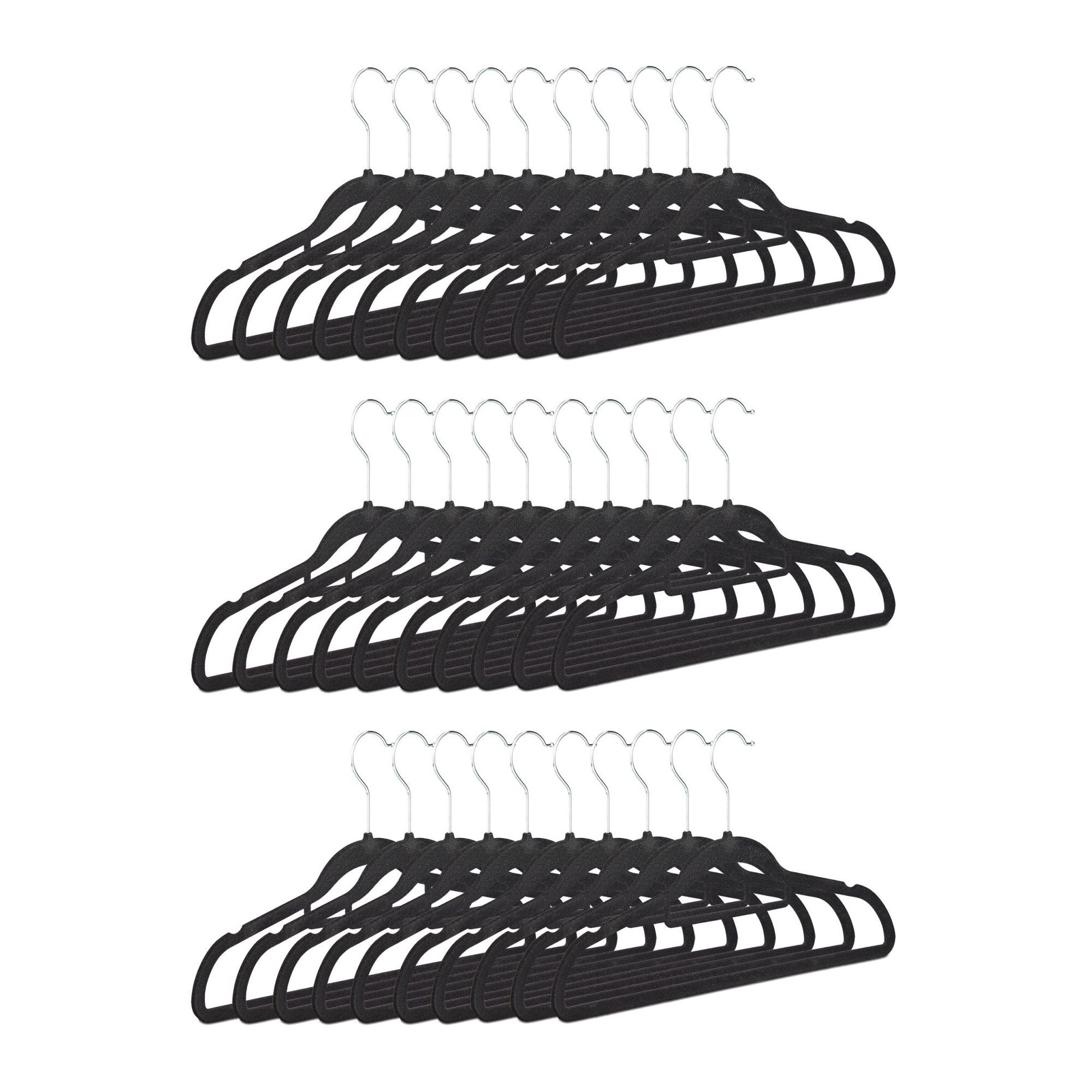 Perchas de madera Juego de 10