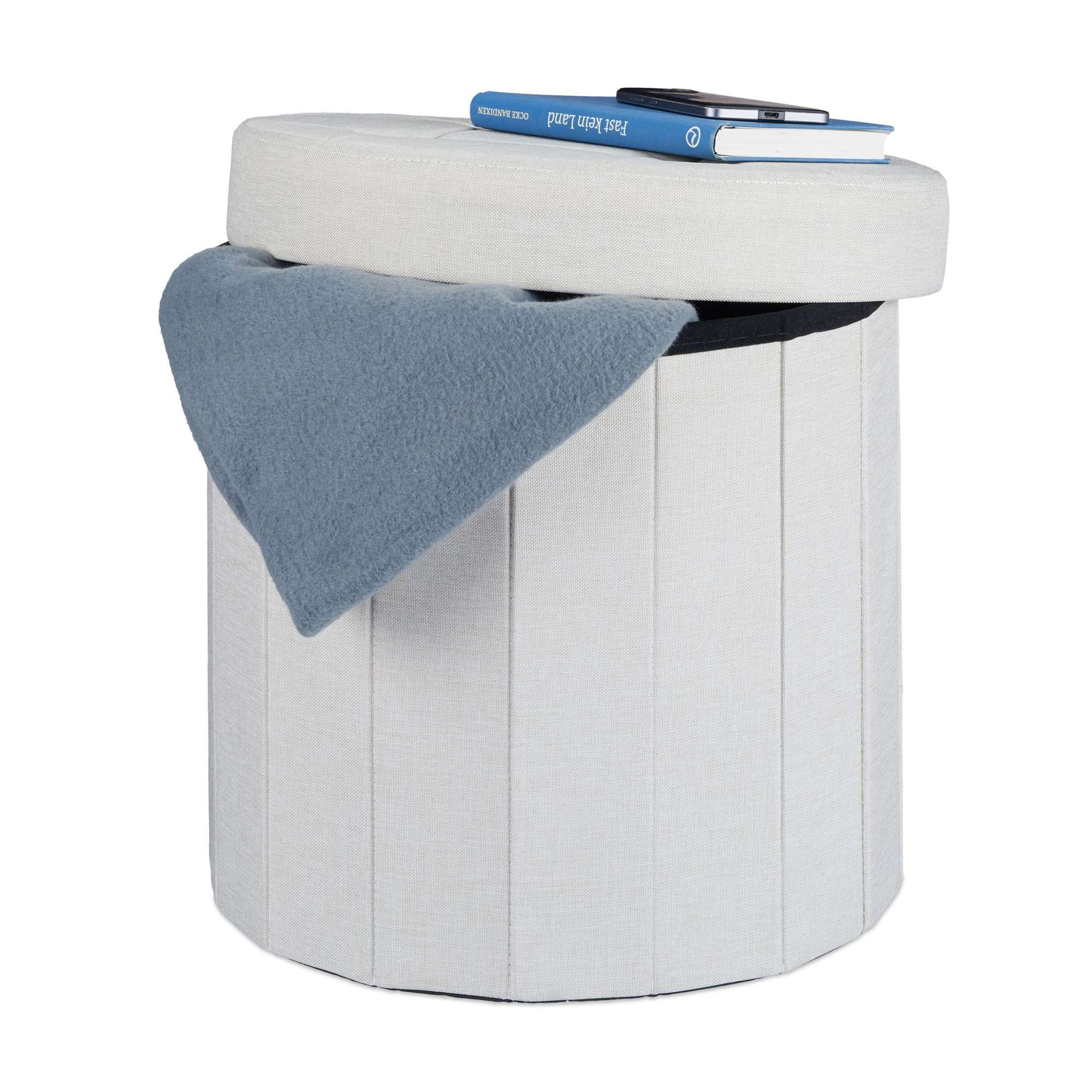 Stool with storage space size M round
