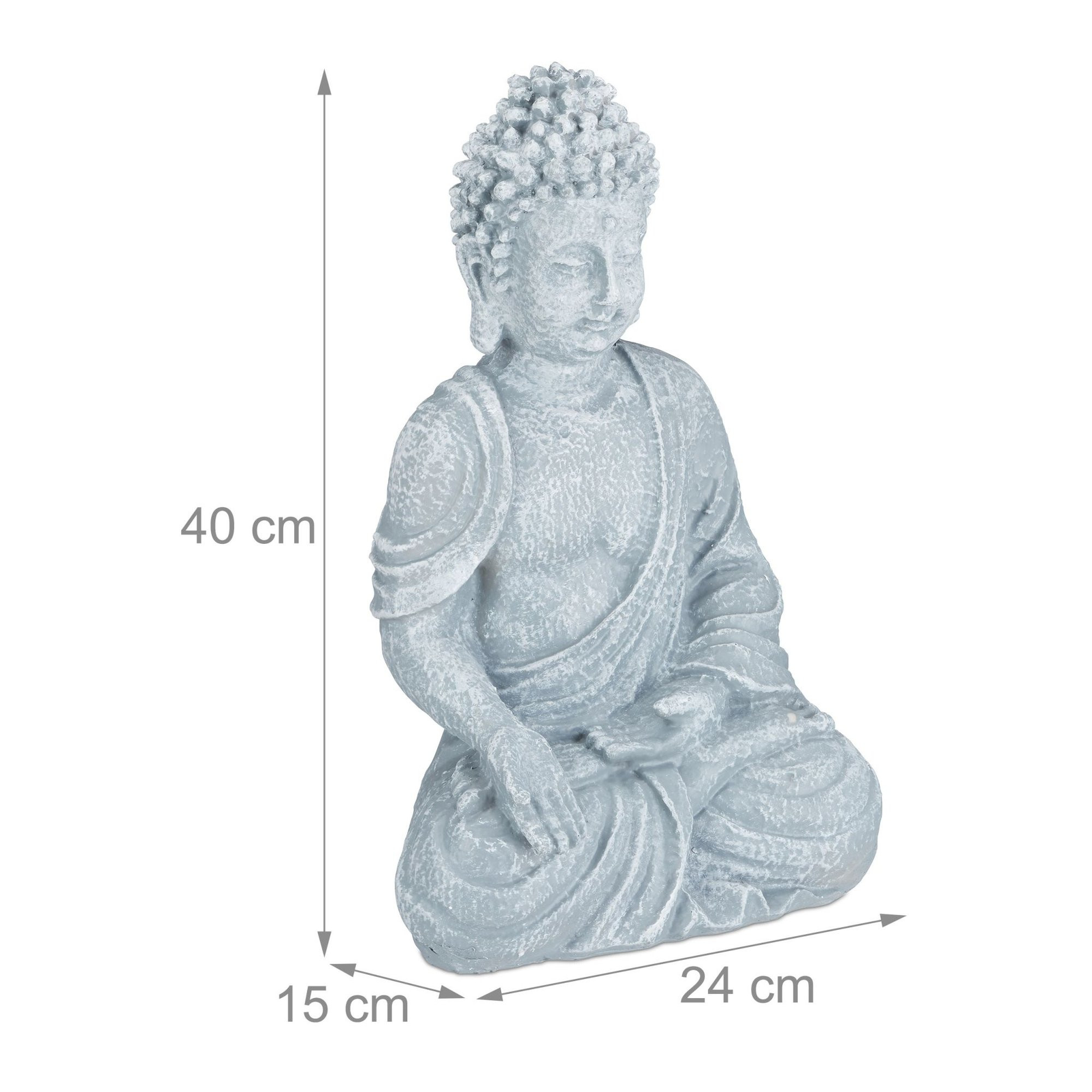 Sitzende Buddha Figur 40 cm