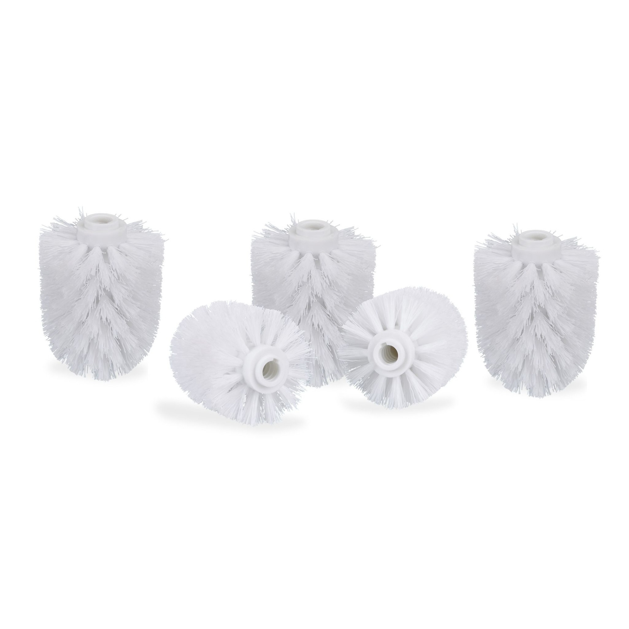 5 replacement toilet brushes