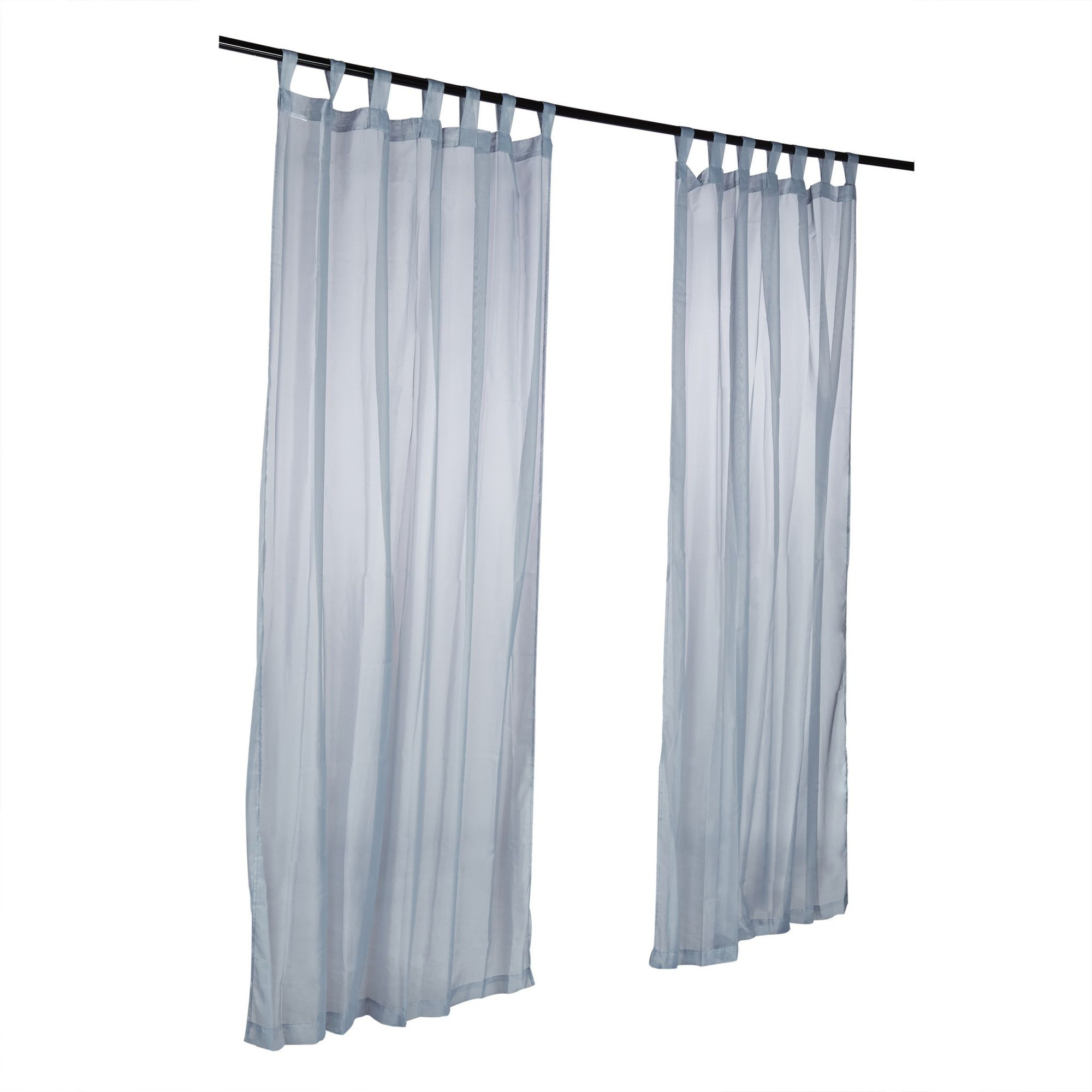 Cortinas com sanefas conjunto de 2