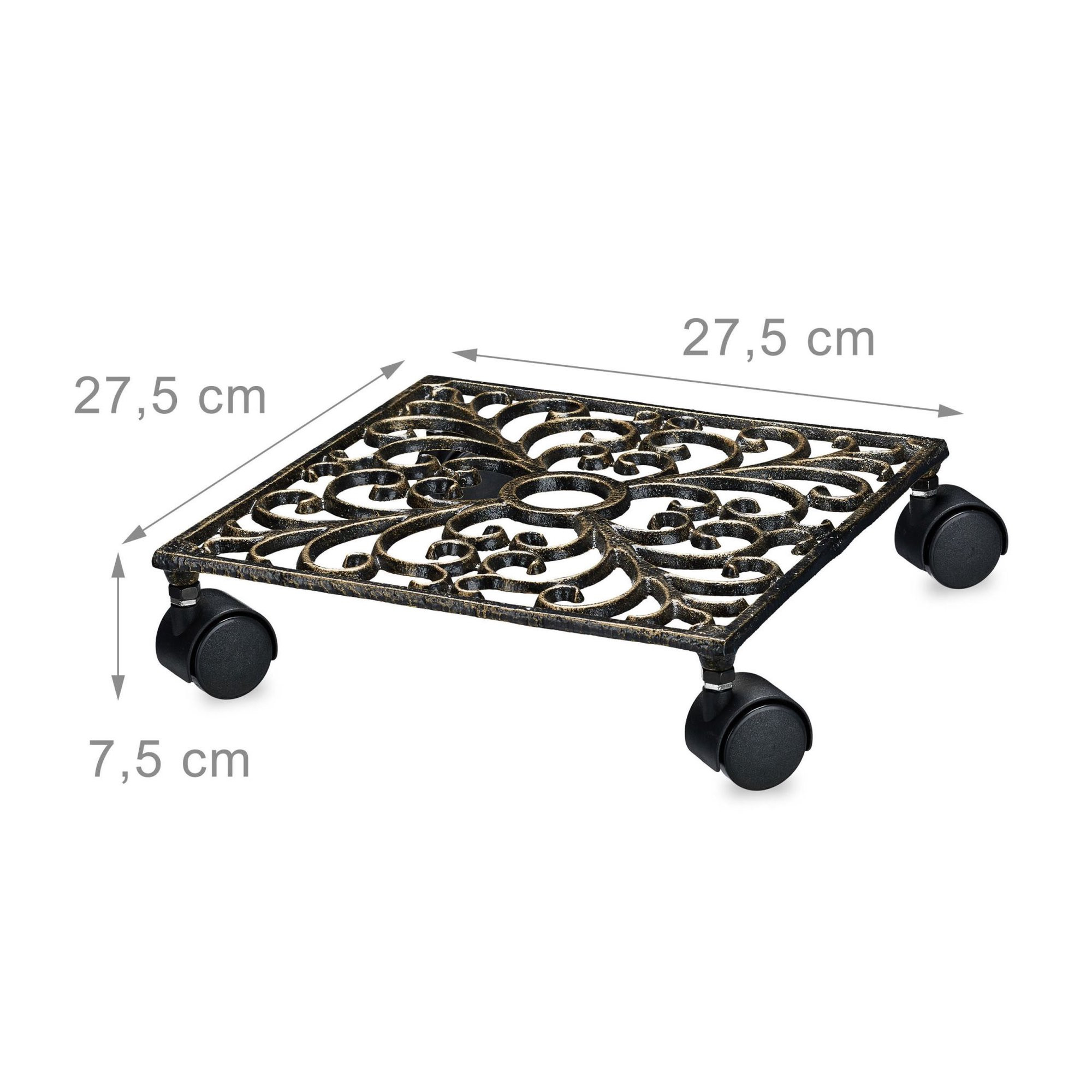 Plantenroller van gietijzer