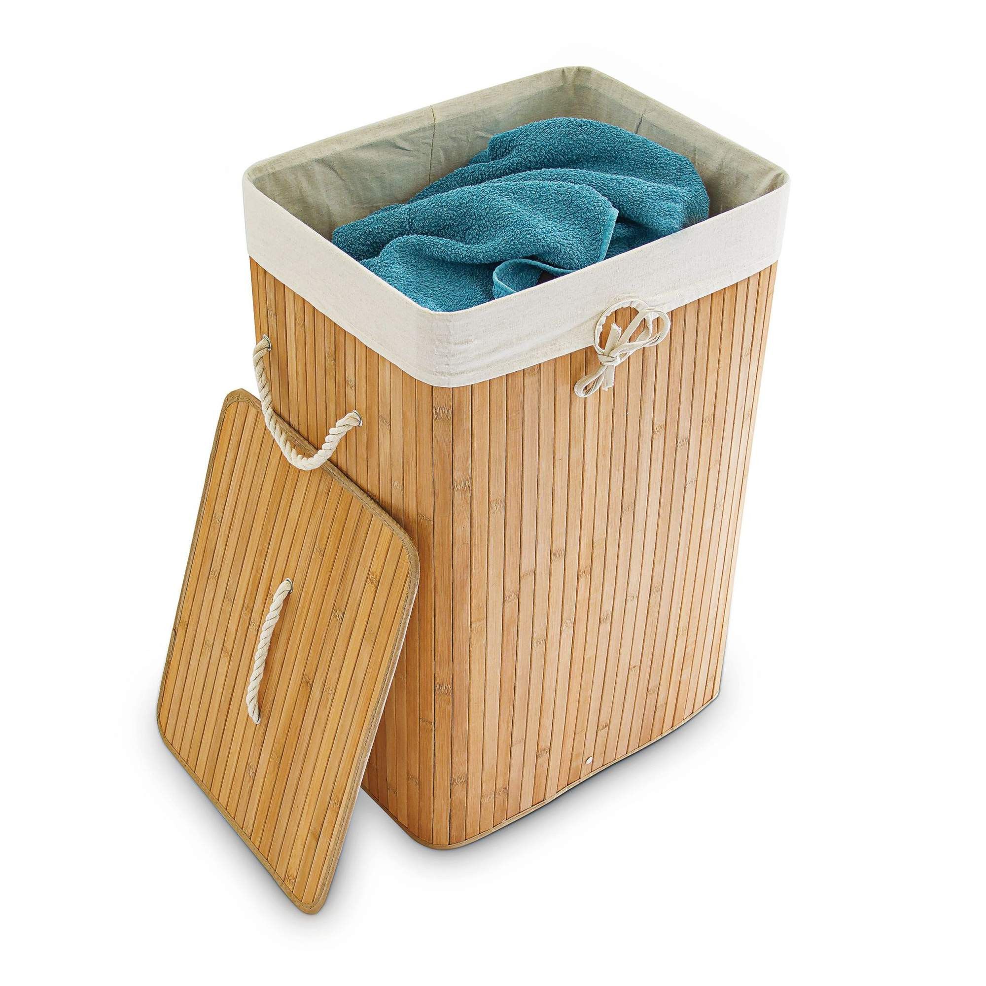 Panier à linge en bambou